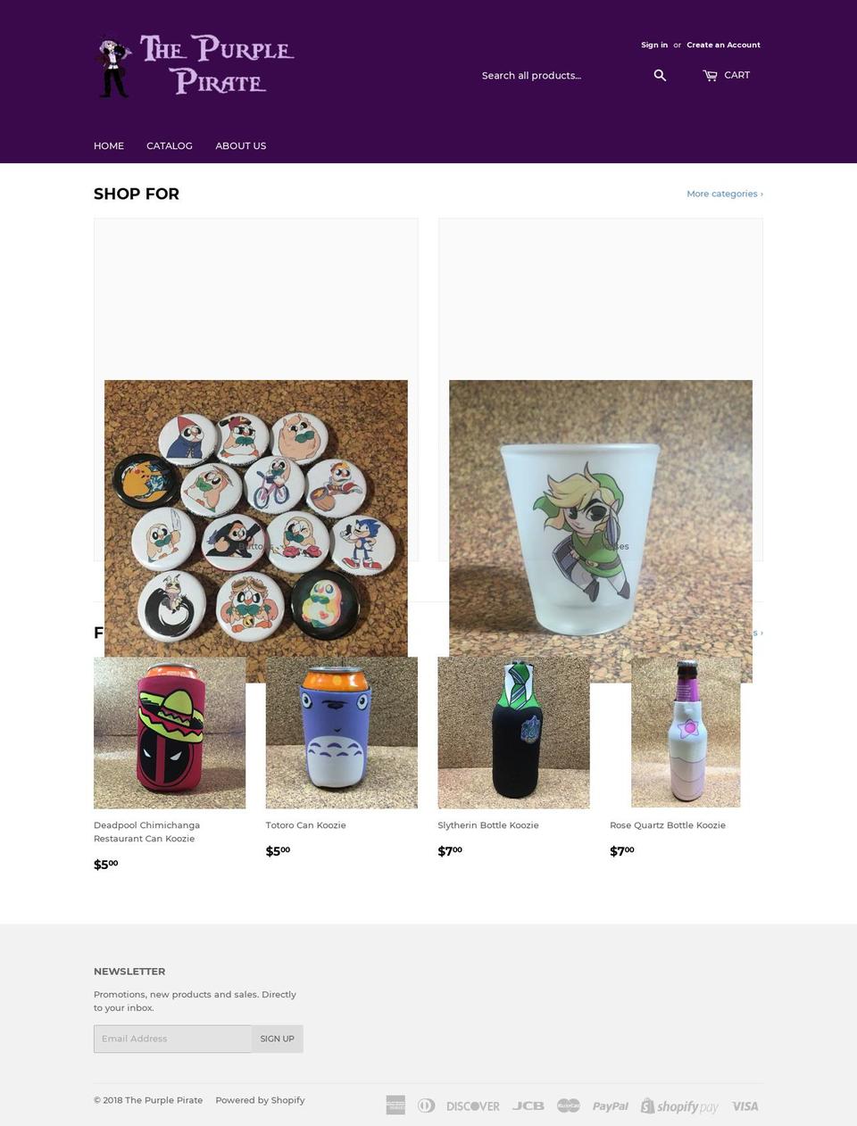 thepurplepirate.com — Shopify storefront screenshot