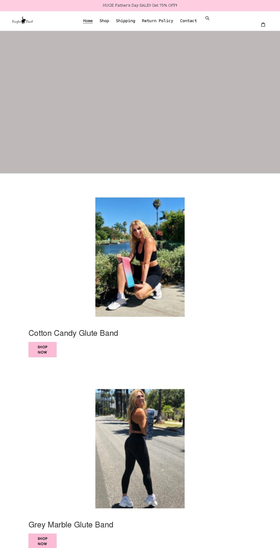 thepurrfectpeach.com shopify website screenshot