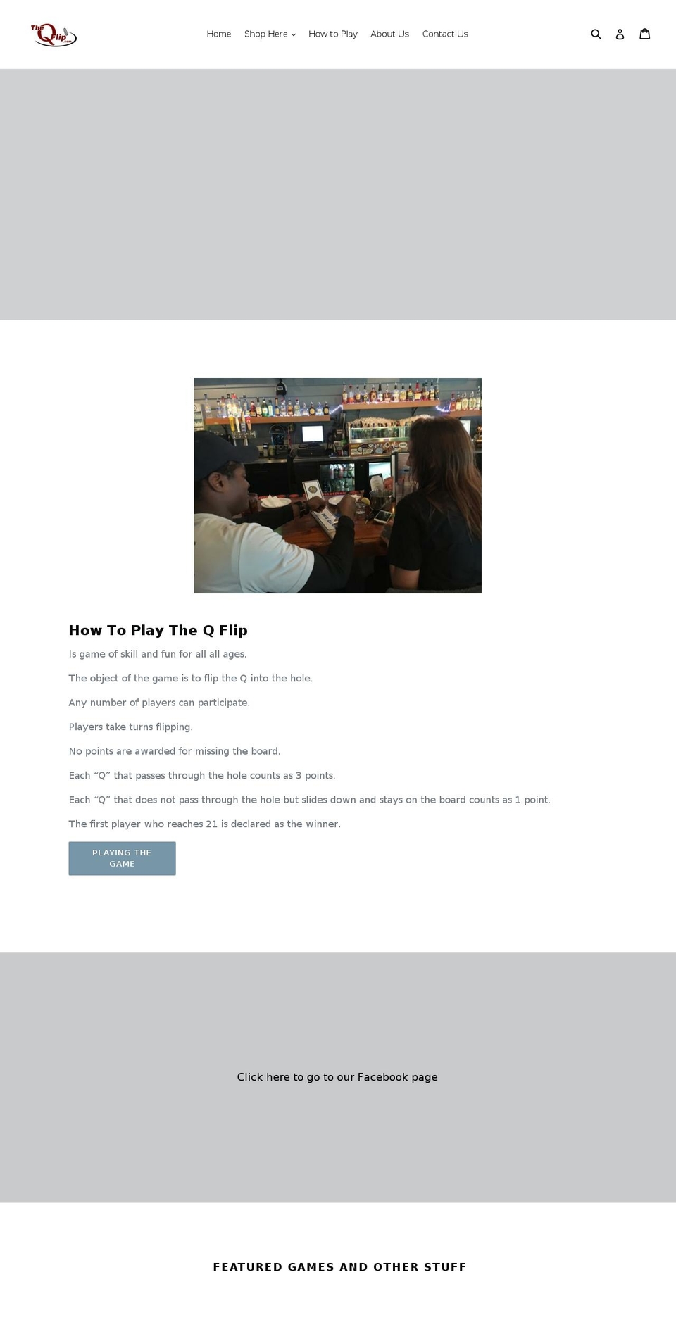 theqflip.com — Shopify storefront screenshot