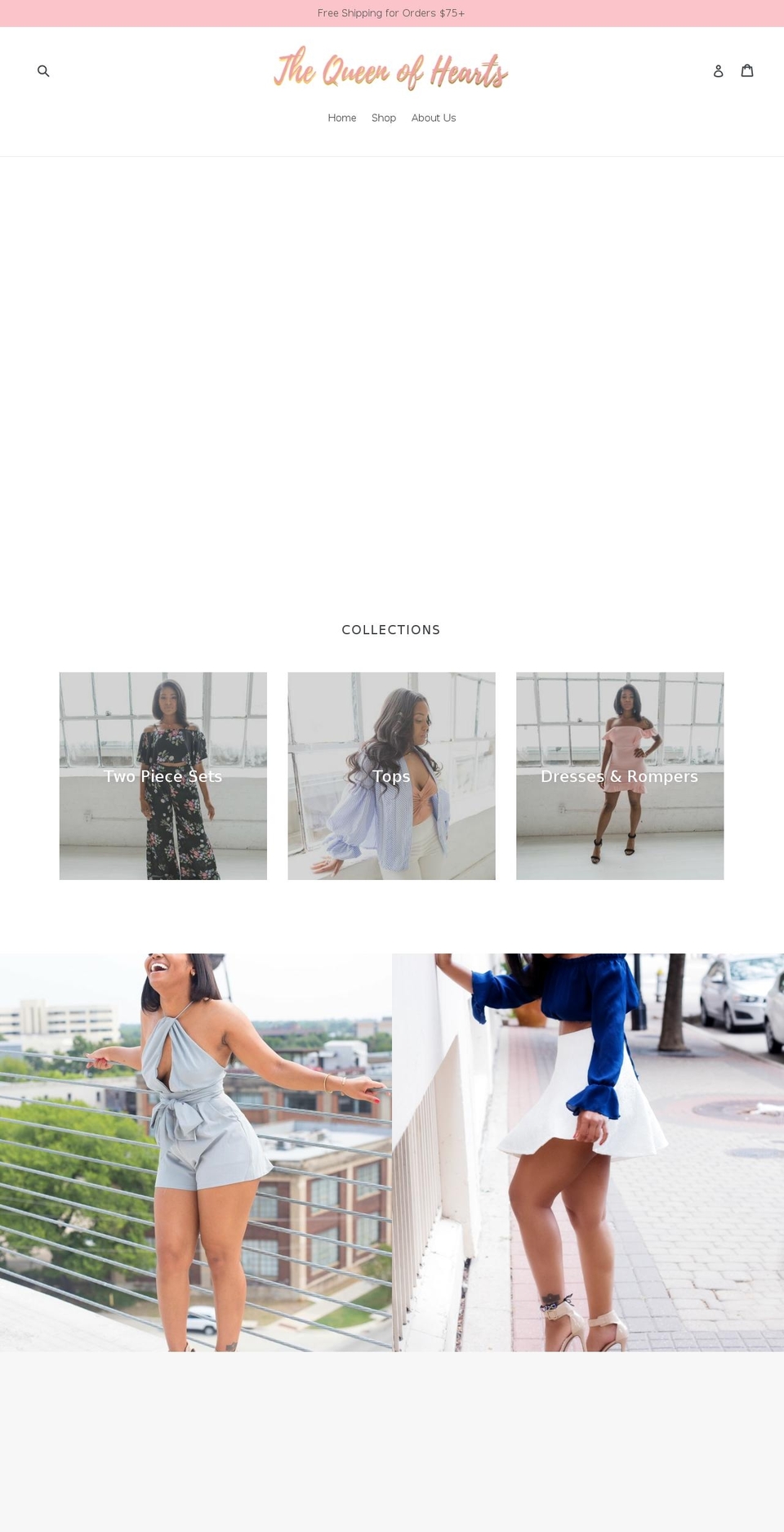 theqofh.com — Shopify storefront screenshot