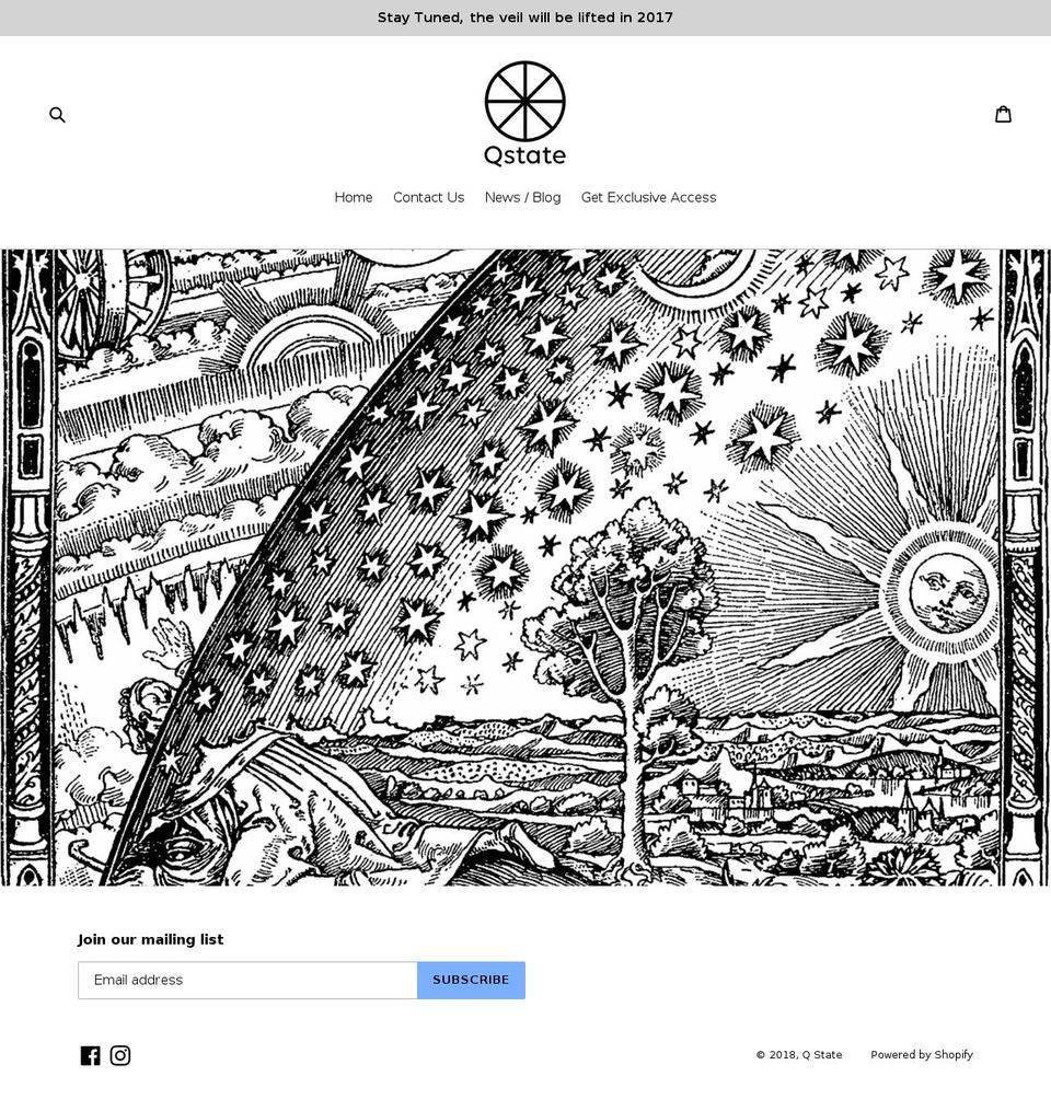 theqstate.com — Shopify storefront screenshot