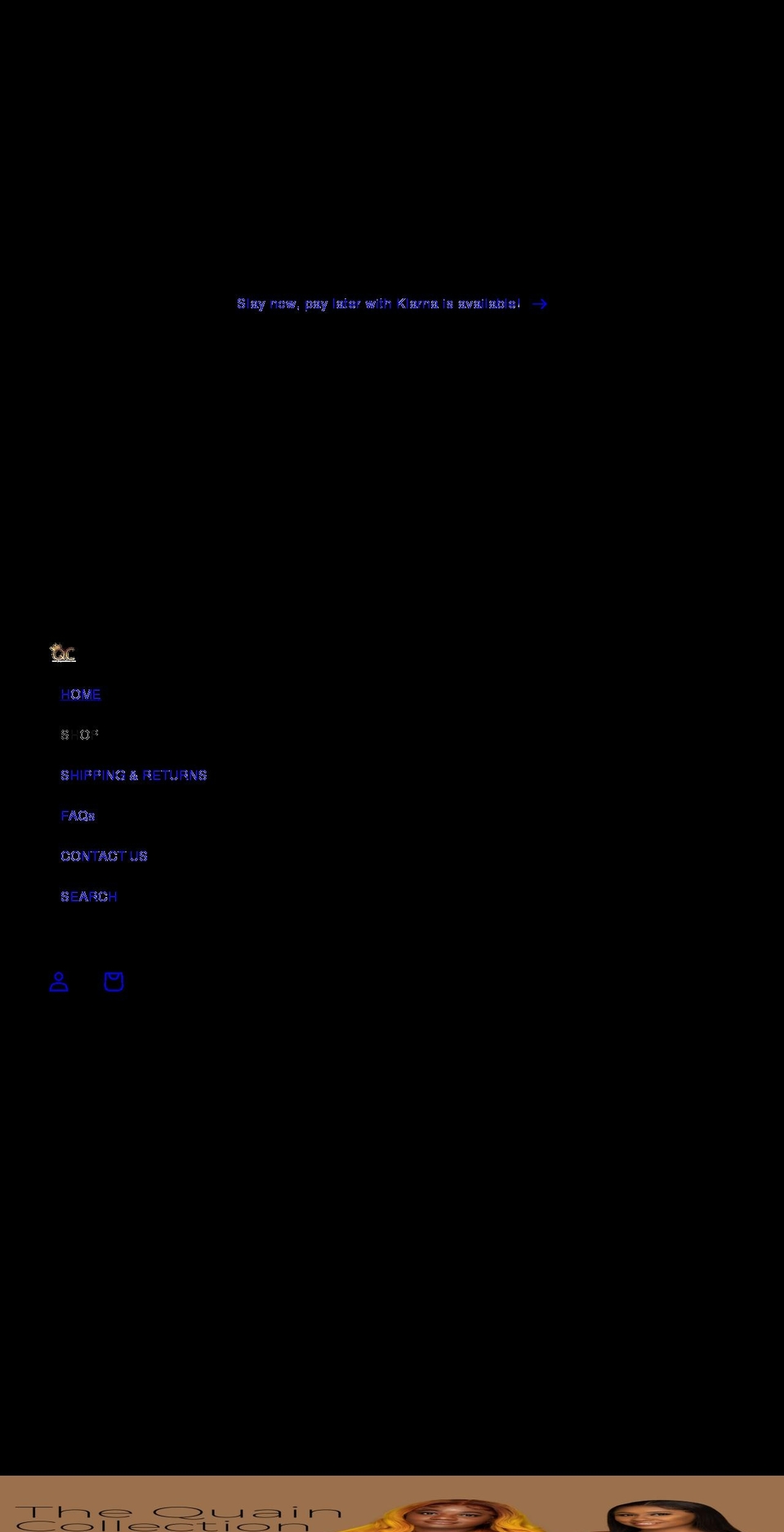 thequaincollection.com shopify website screenshot