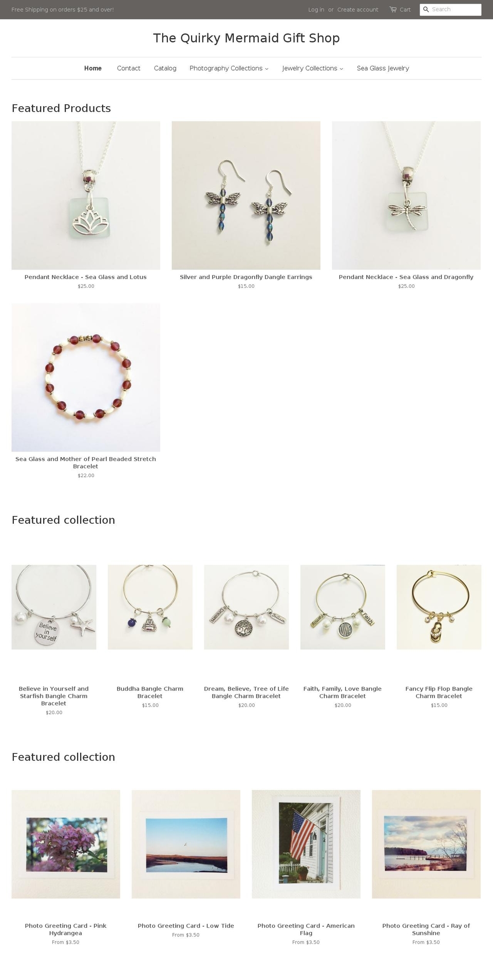 thequirkymermaid.net shopify website screenshot