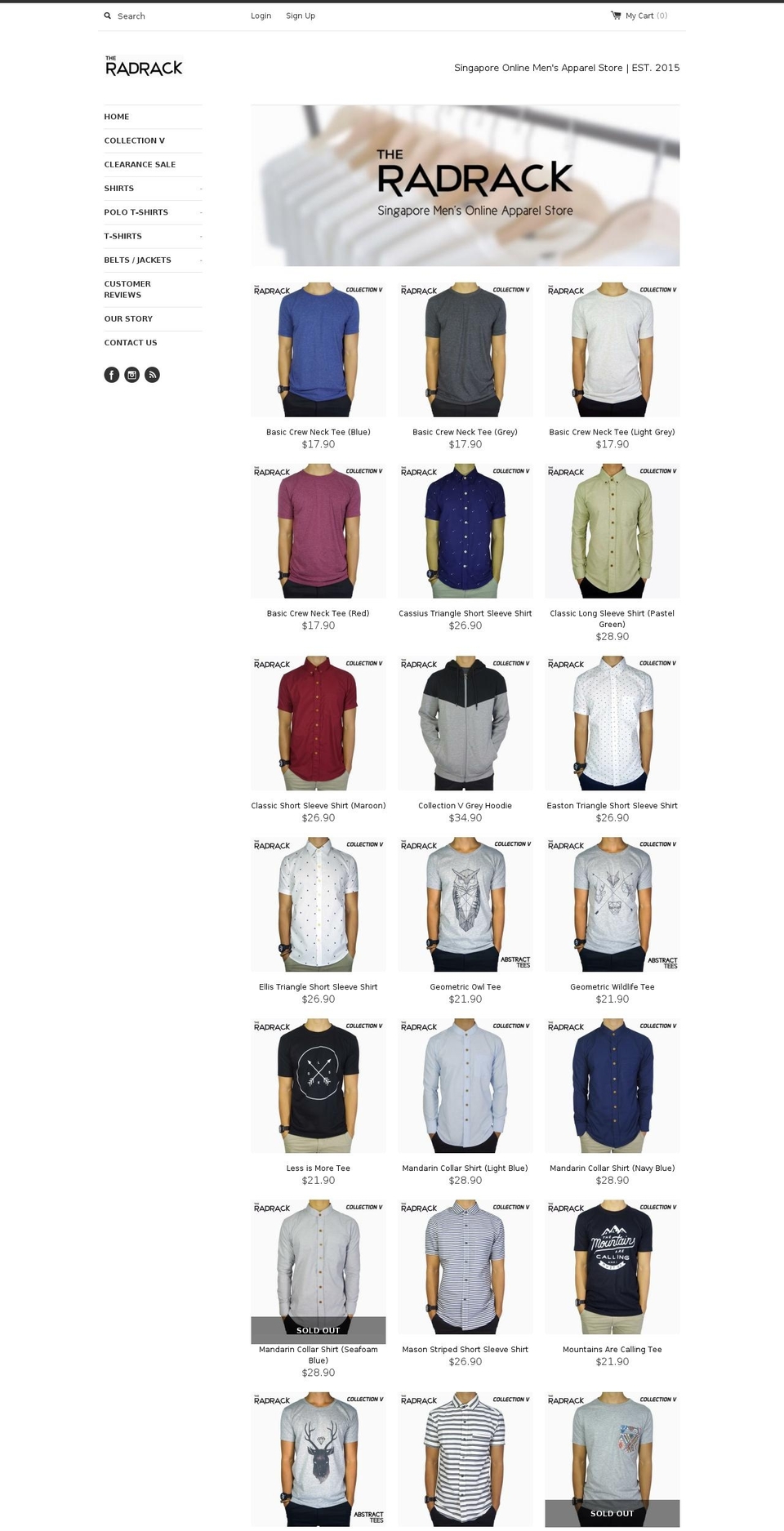 theradrack.com shopify website screenshot