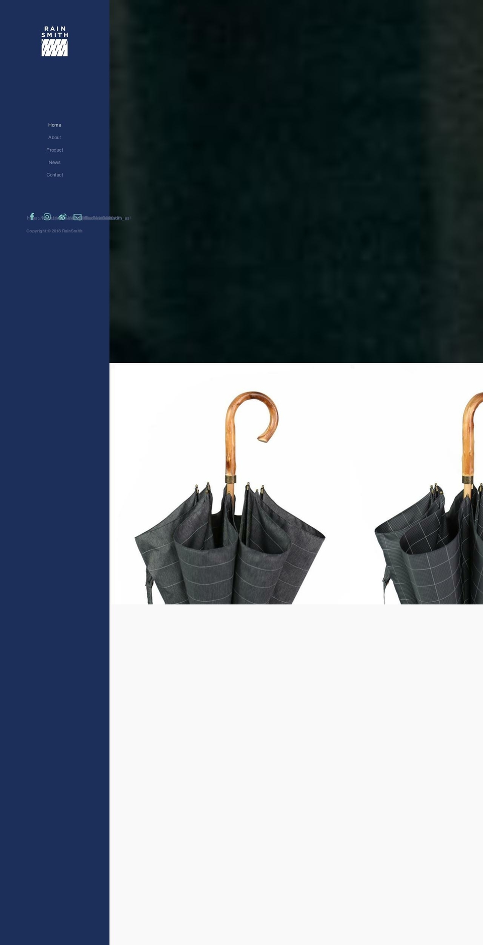 therainsmith.com — Shopify storefront screenshot