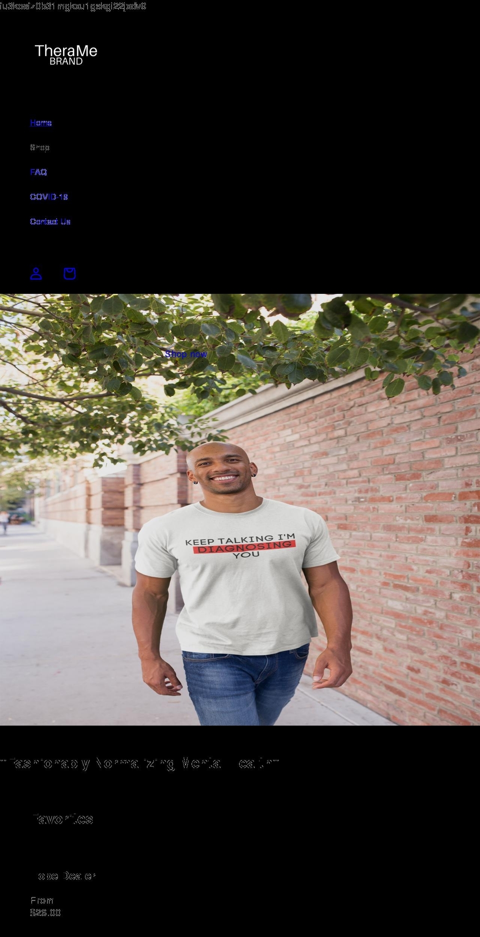 theramebrand.com shopify website screenshot