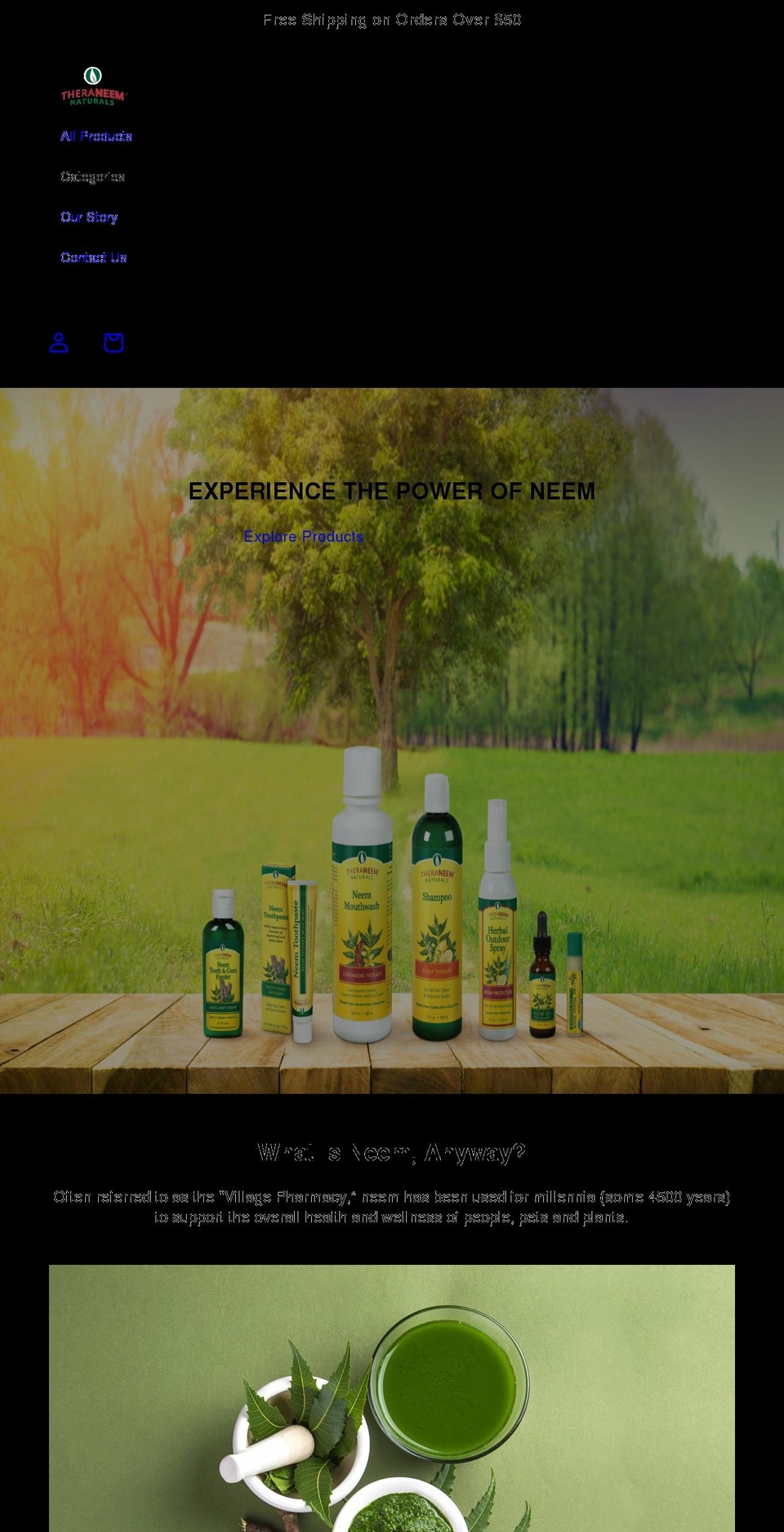 theraneem.com shopify website screenshot