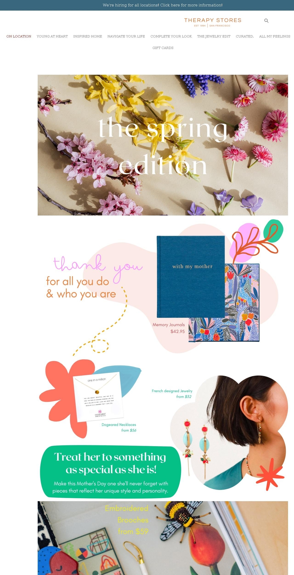 therapystores.com shopify website screenshot