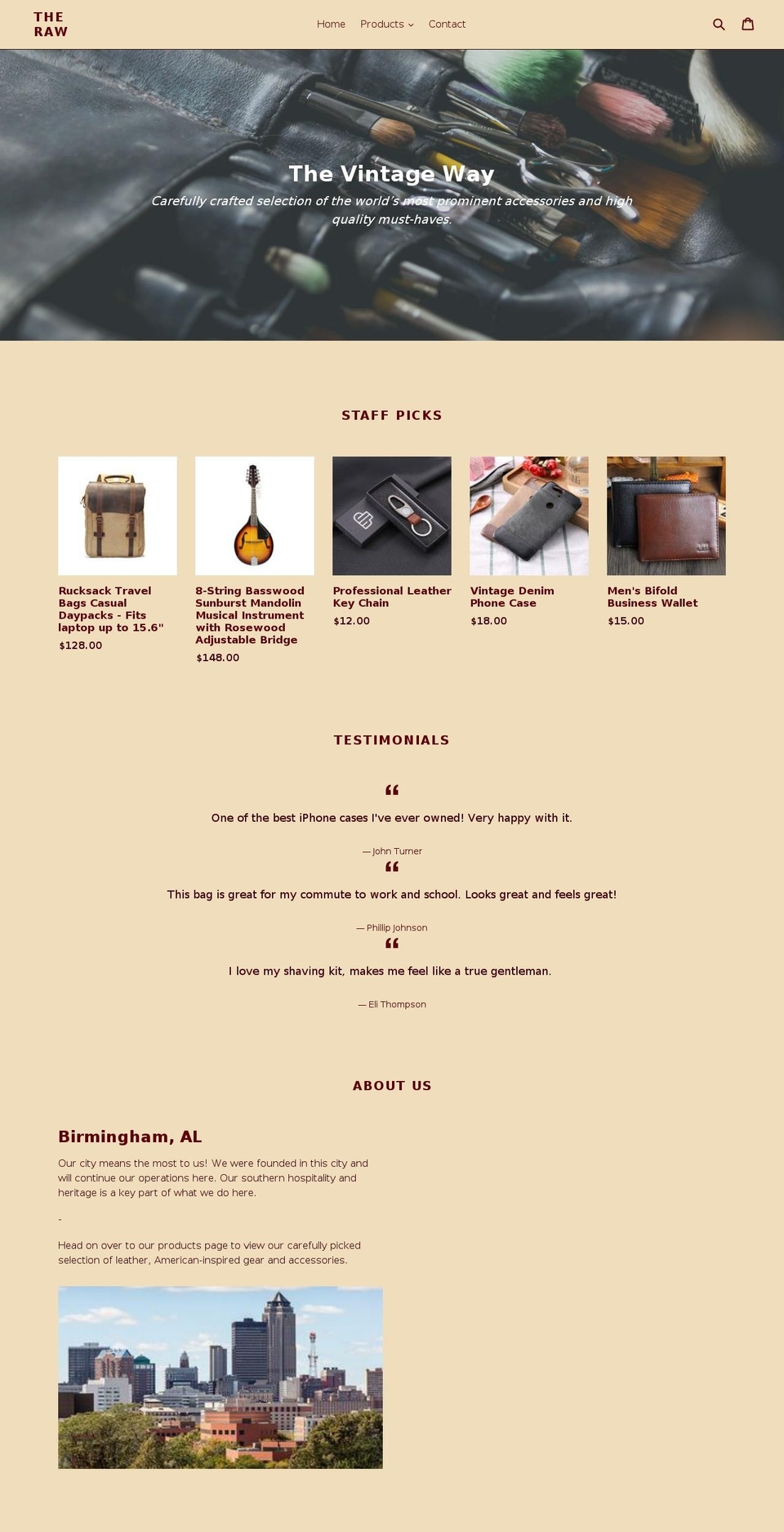 therawshoppe.com shopify website screenshot