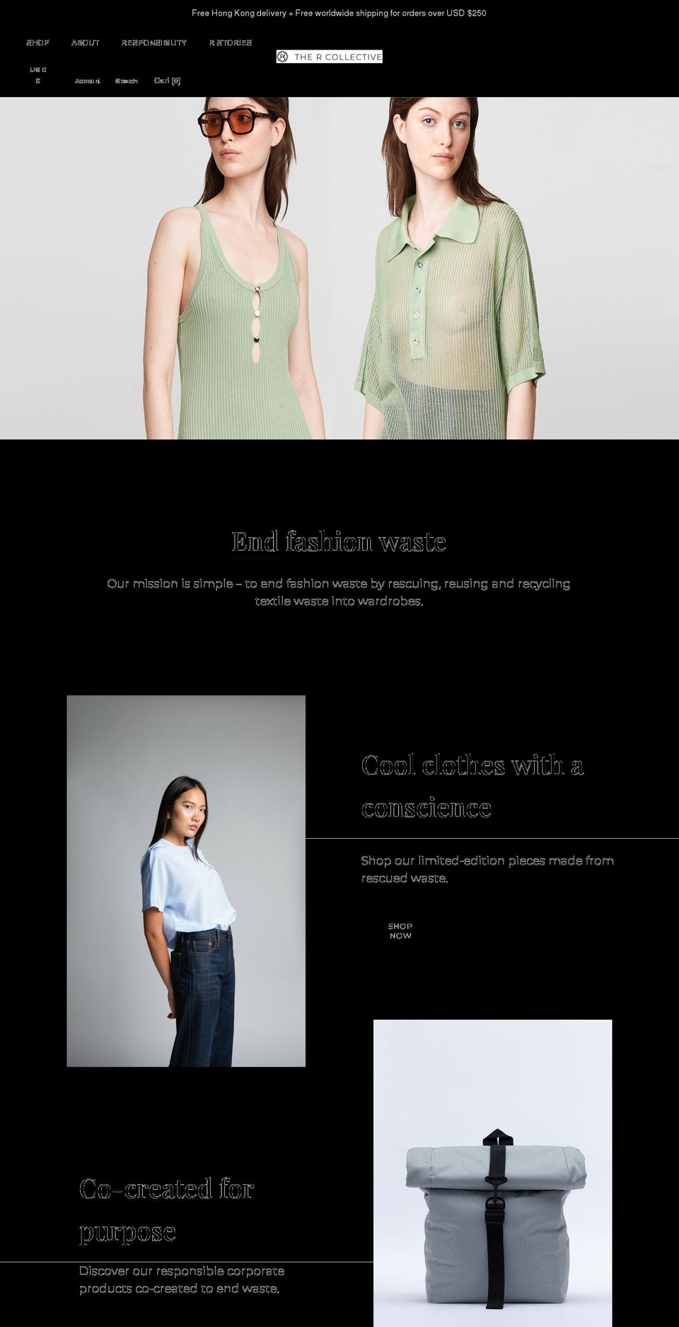thercollective.com shopify website screenshot