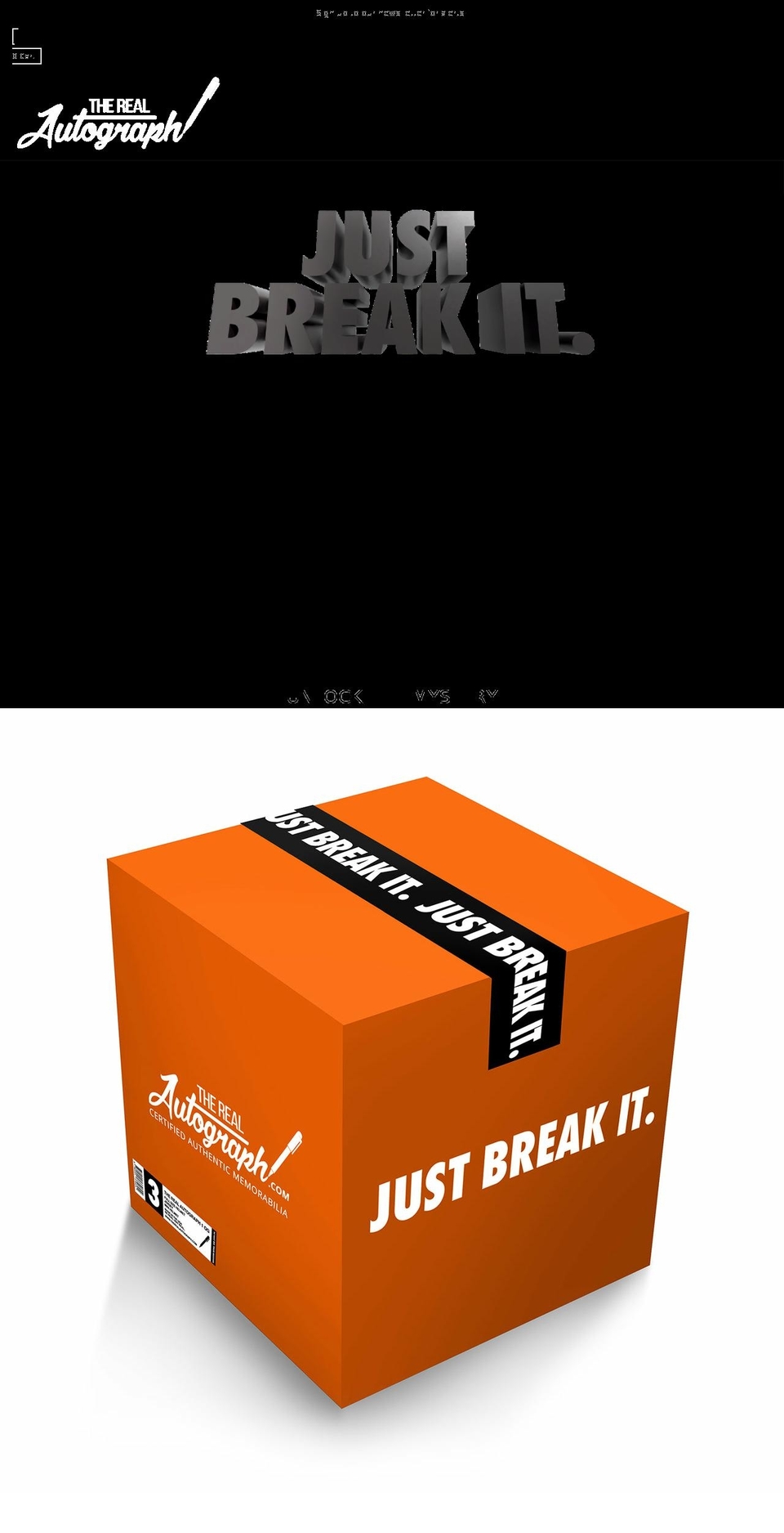 therealautograph.com shopify website screenshot