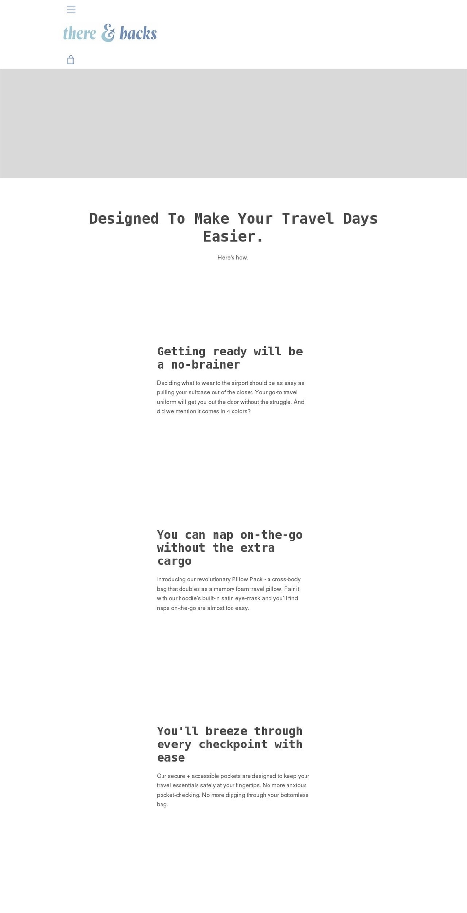 thereandbacks.com shopify website screenshot