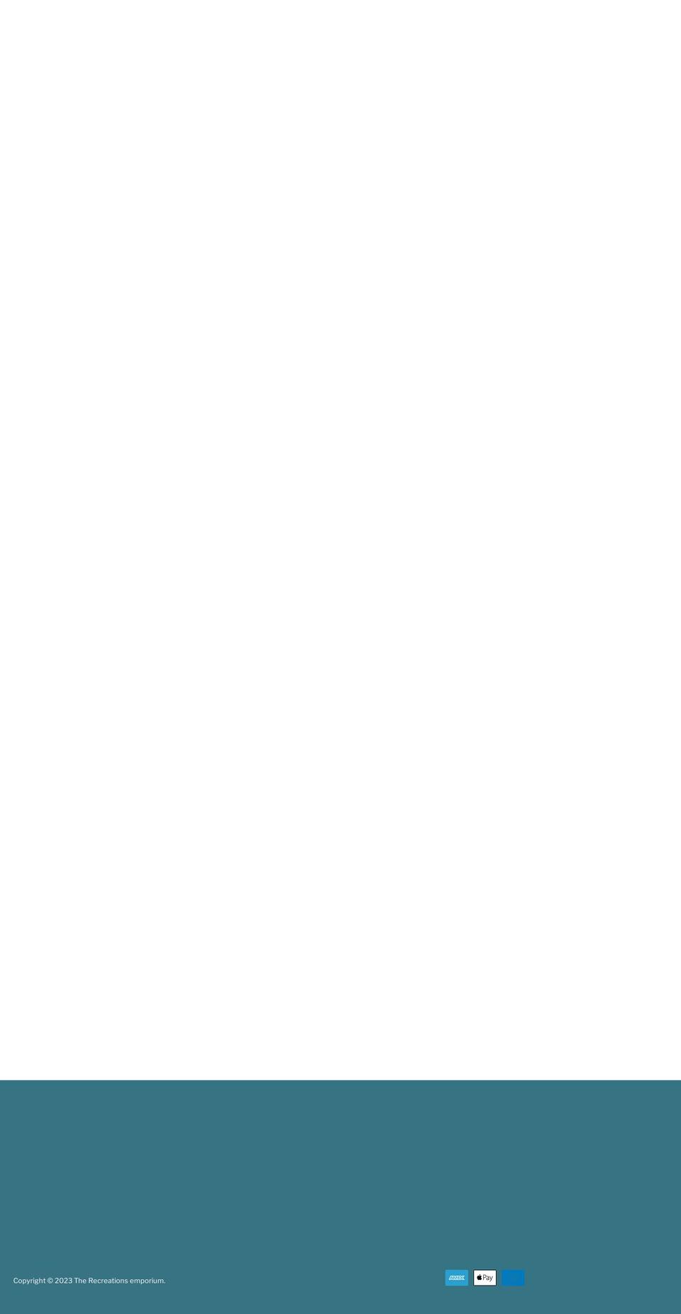 therecemporium.com shopify website screenshot
