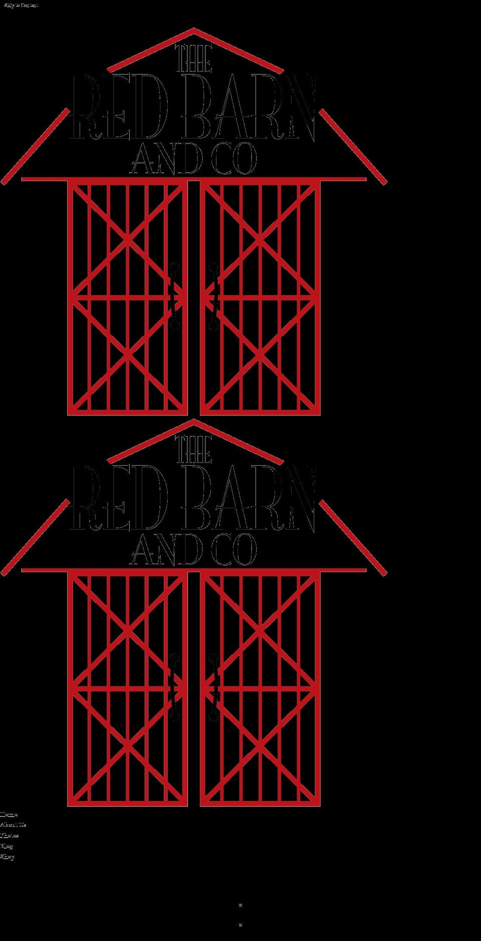 theredbarnandco.com — Shopify storefront screenshot