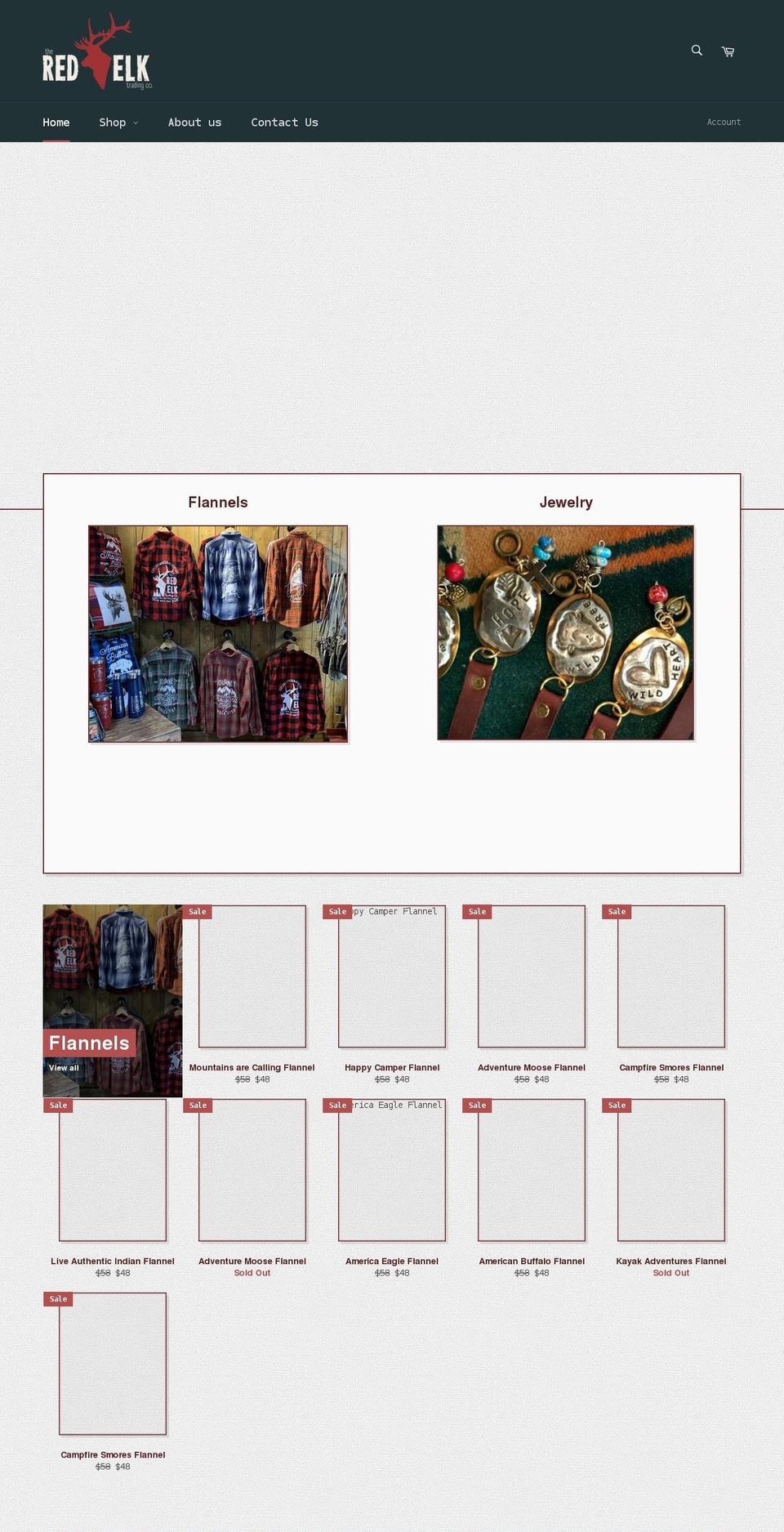 theredelk.com shopify website screenshot
