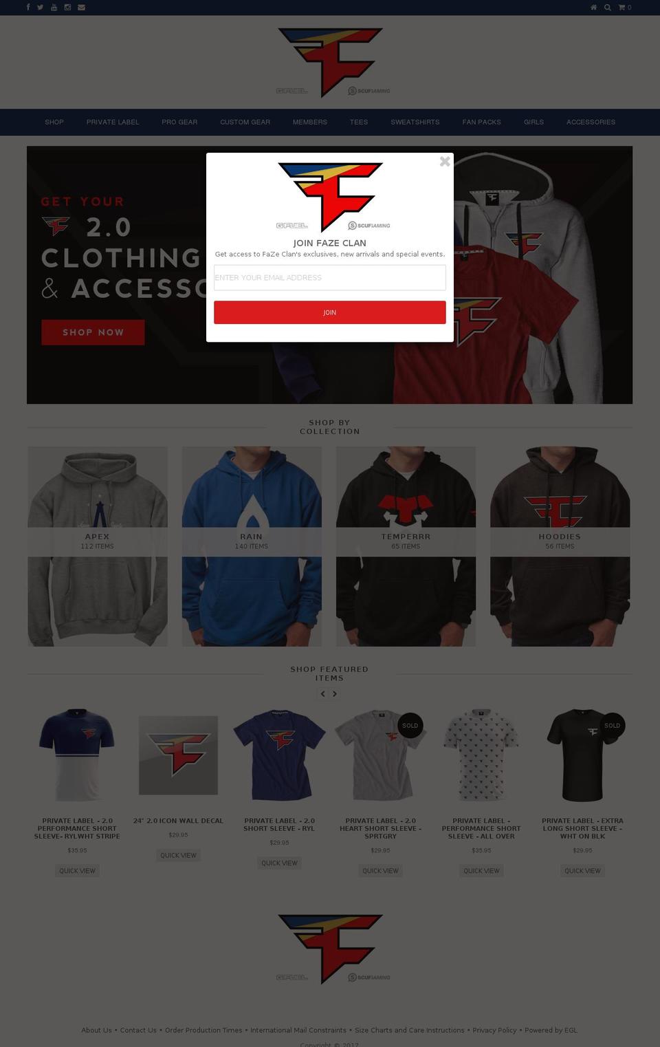 theredmilitia.com shopify website screenshot