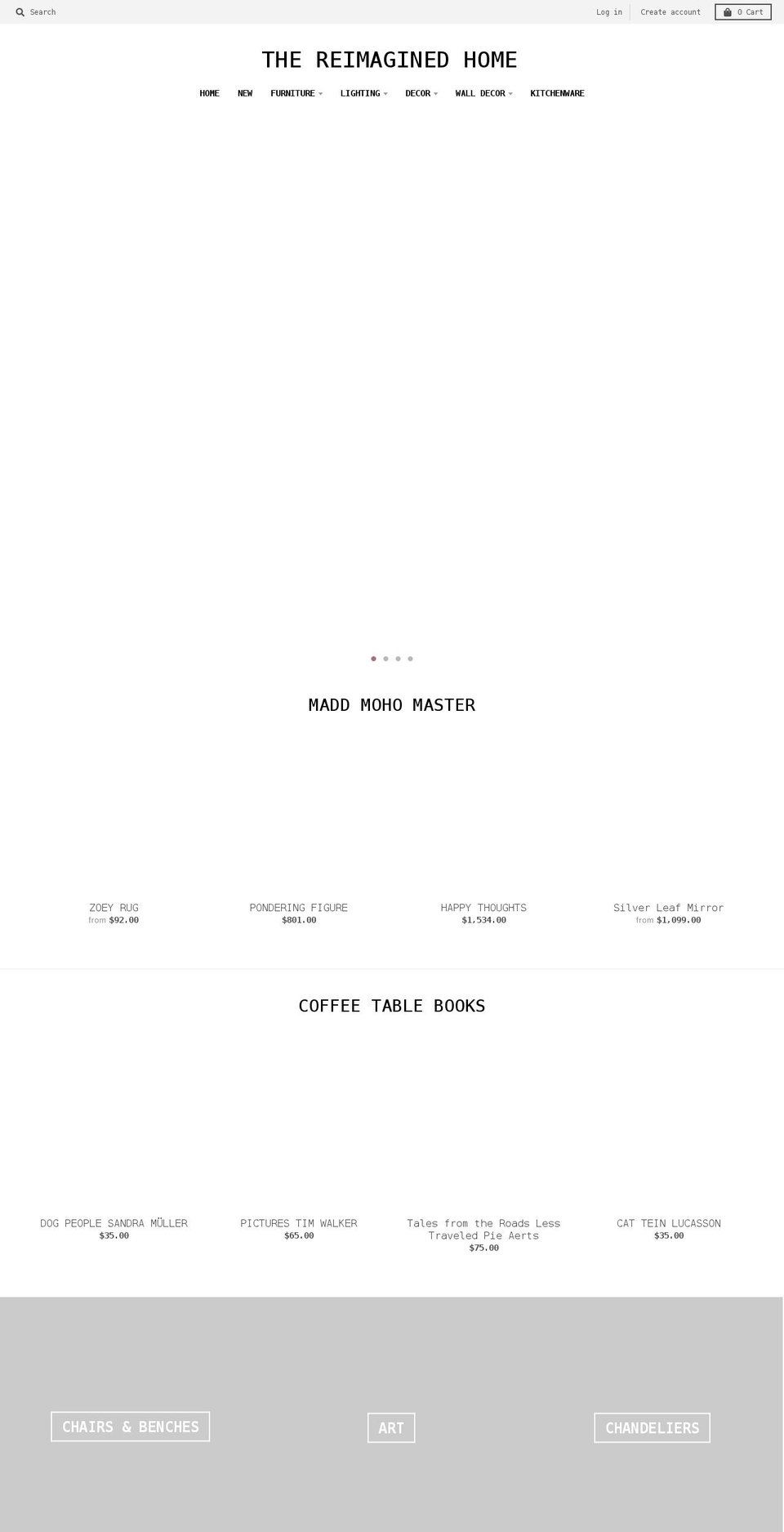 thereimaginedhome.com shopify website screenshot