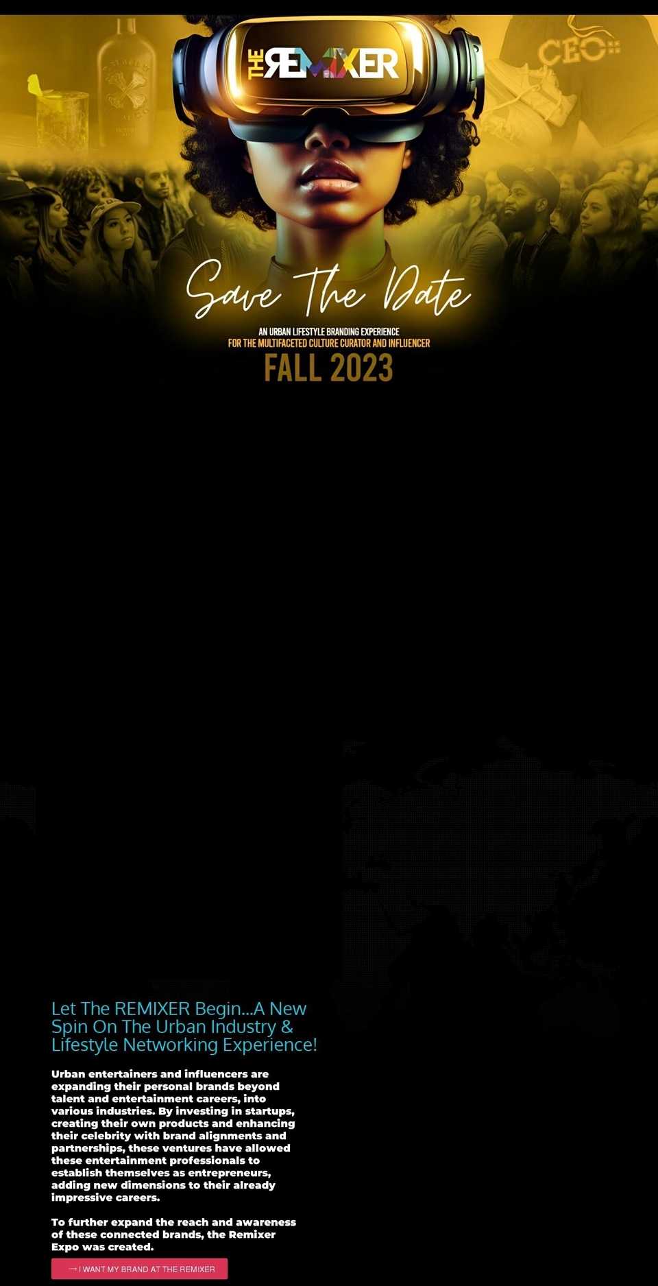 theremixerbrand.com shopify website screenshot