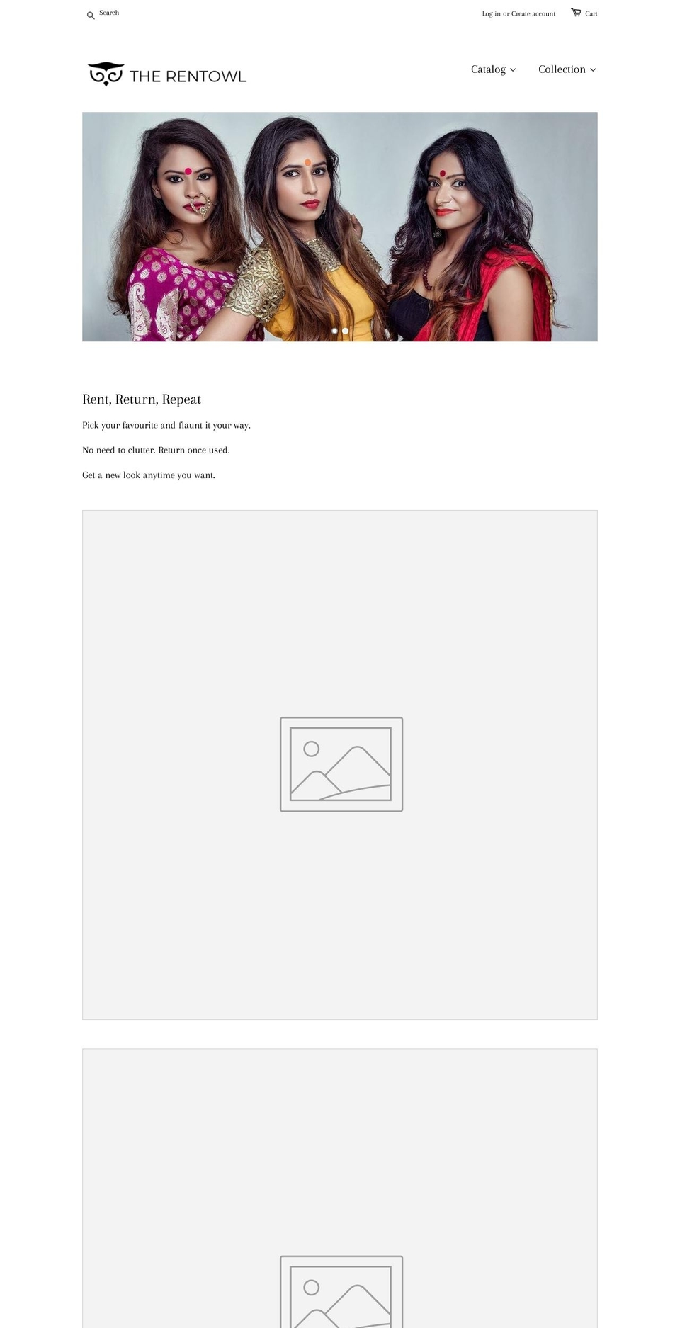 therentowl.com — Shopify storefront screenshot