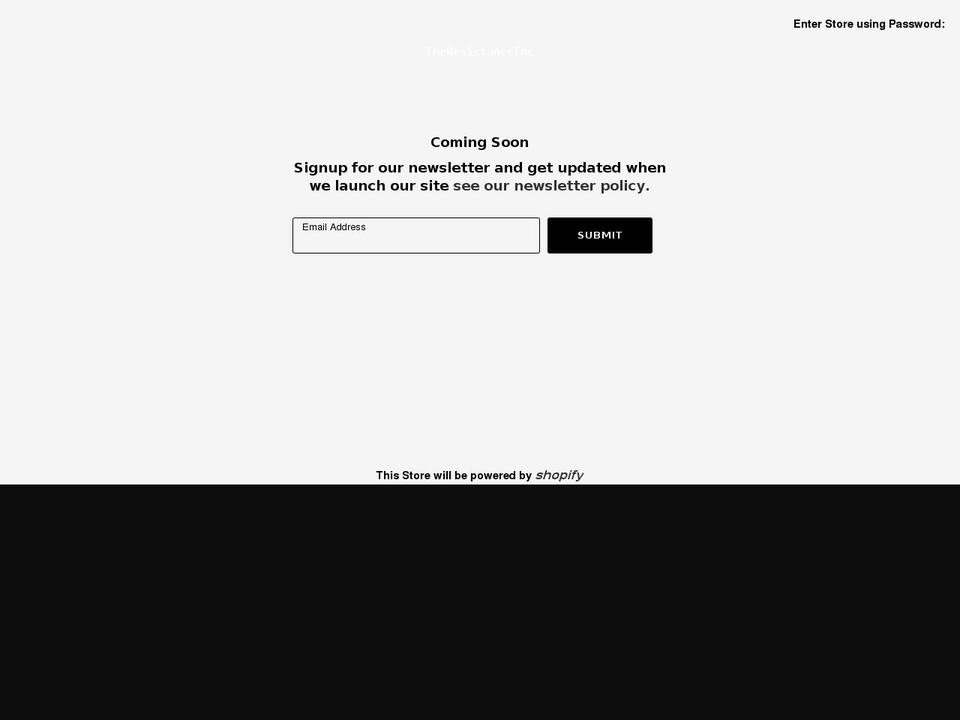 theresistanceinc.com shopify website screenshot