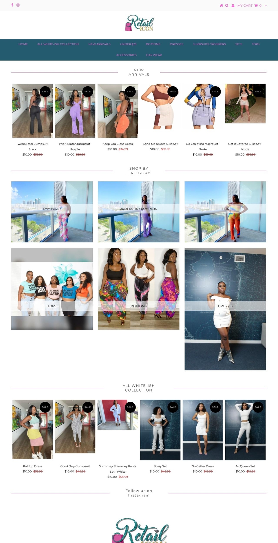 theretailicon.com shopify website screenshot
