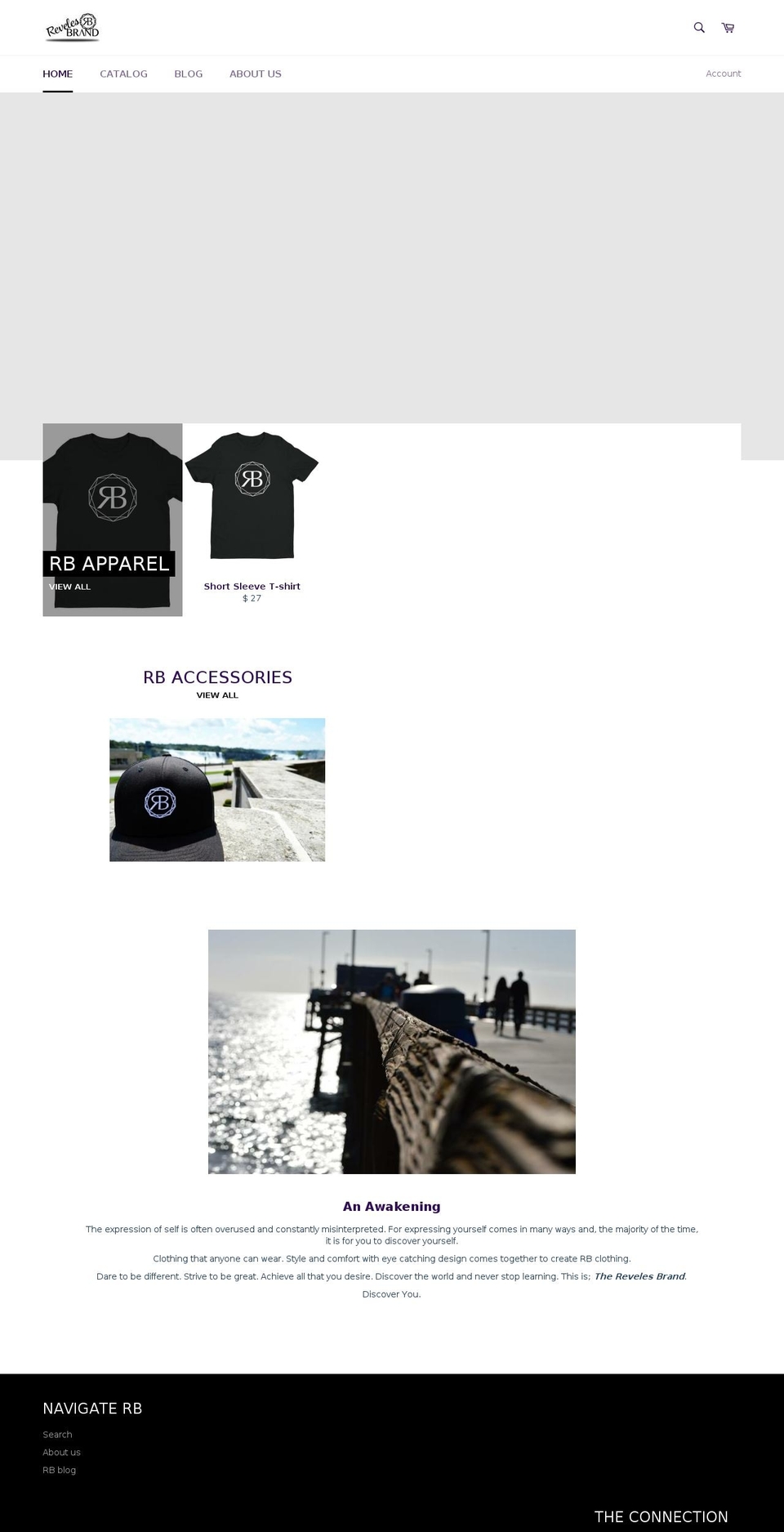 therevelesbrand.com — Shopify storefront screenshot