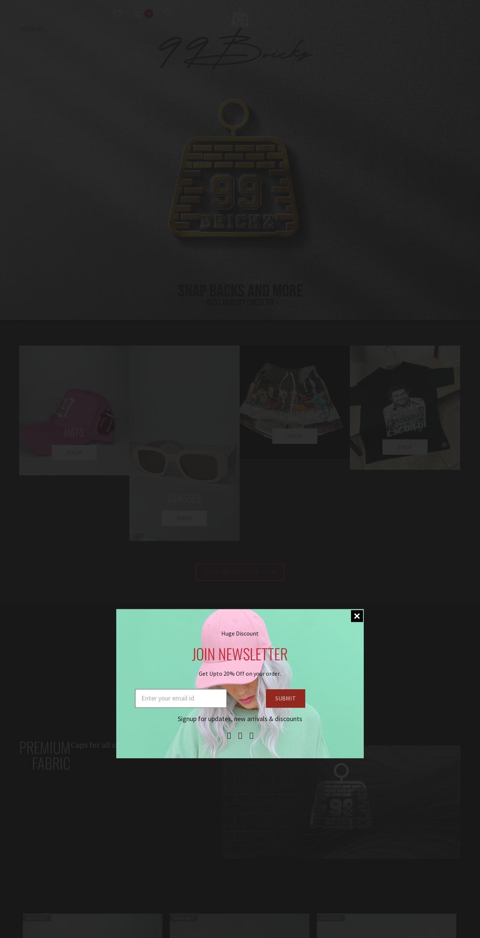 therevelgarage.com shopify website screenshot