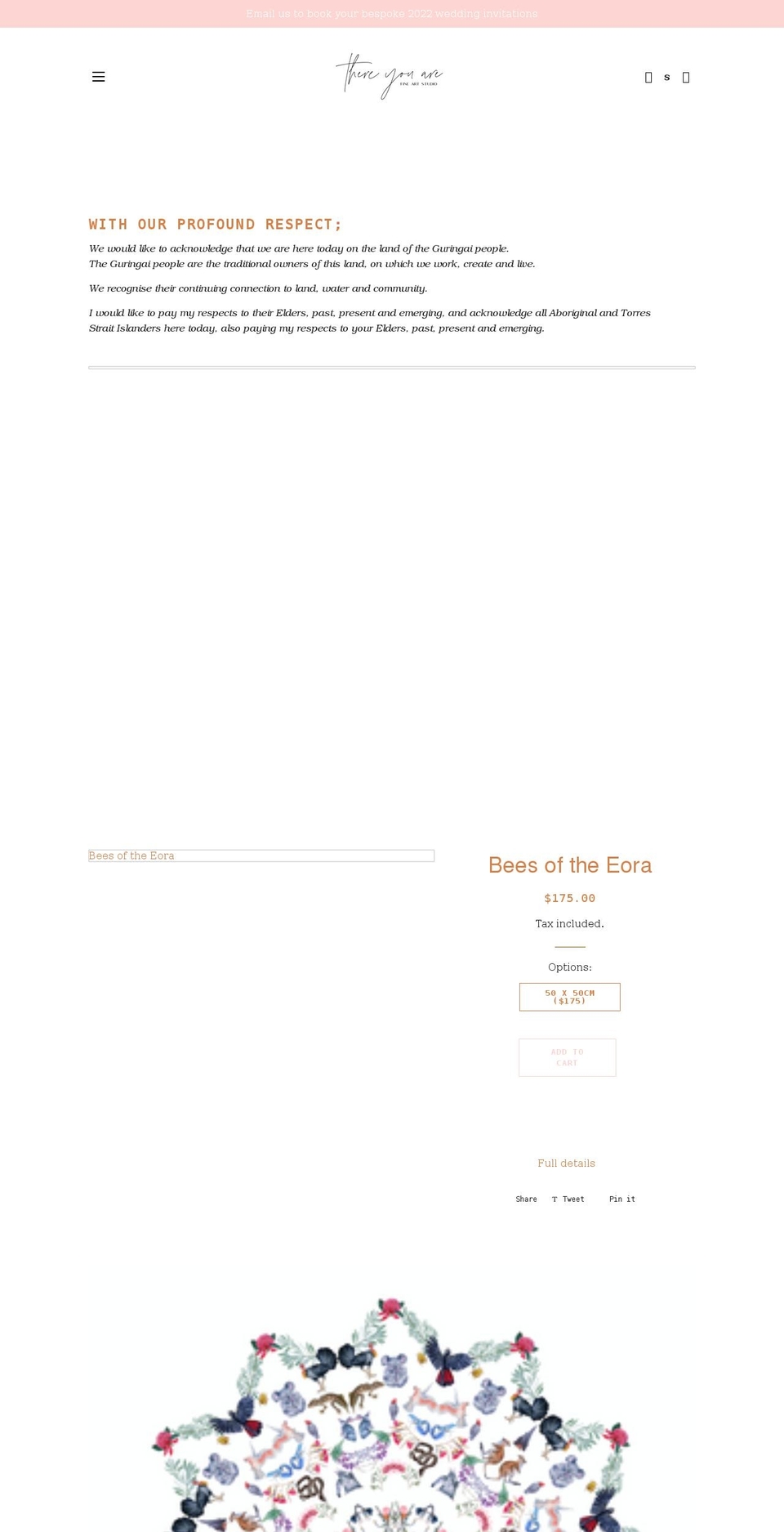 thereyouarestudio.com shopify website screenshot