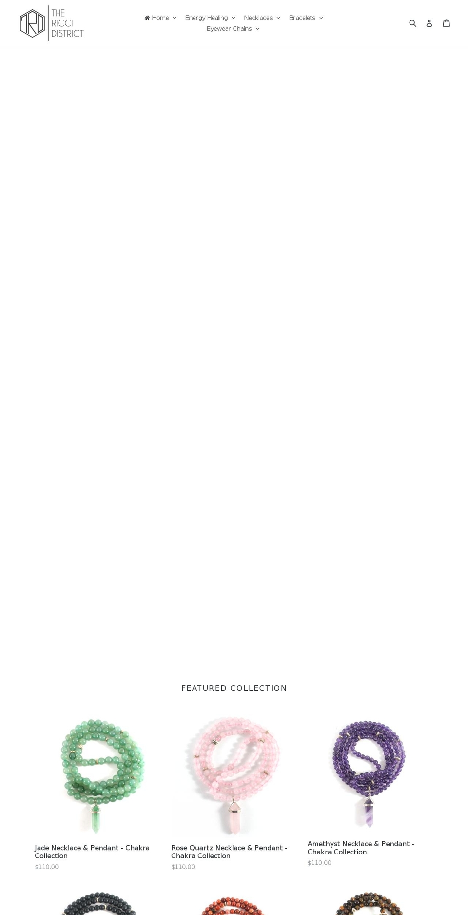 thericcidistrict.com shopify website screenshot