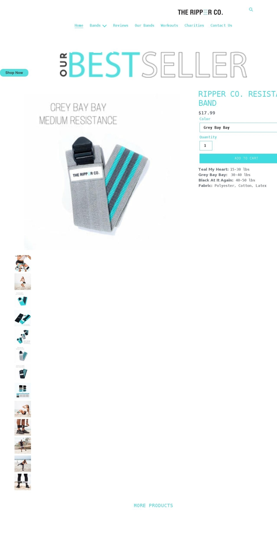 theripperco.com shopify website screenshot