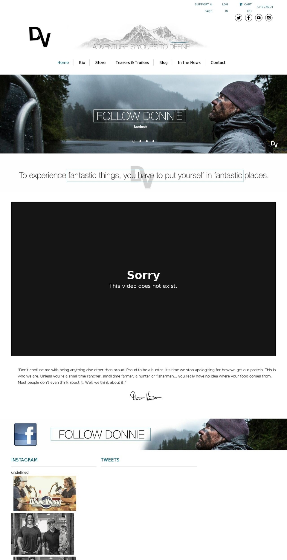 theriversdivide.com — Shopify storefront screenshot