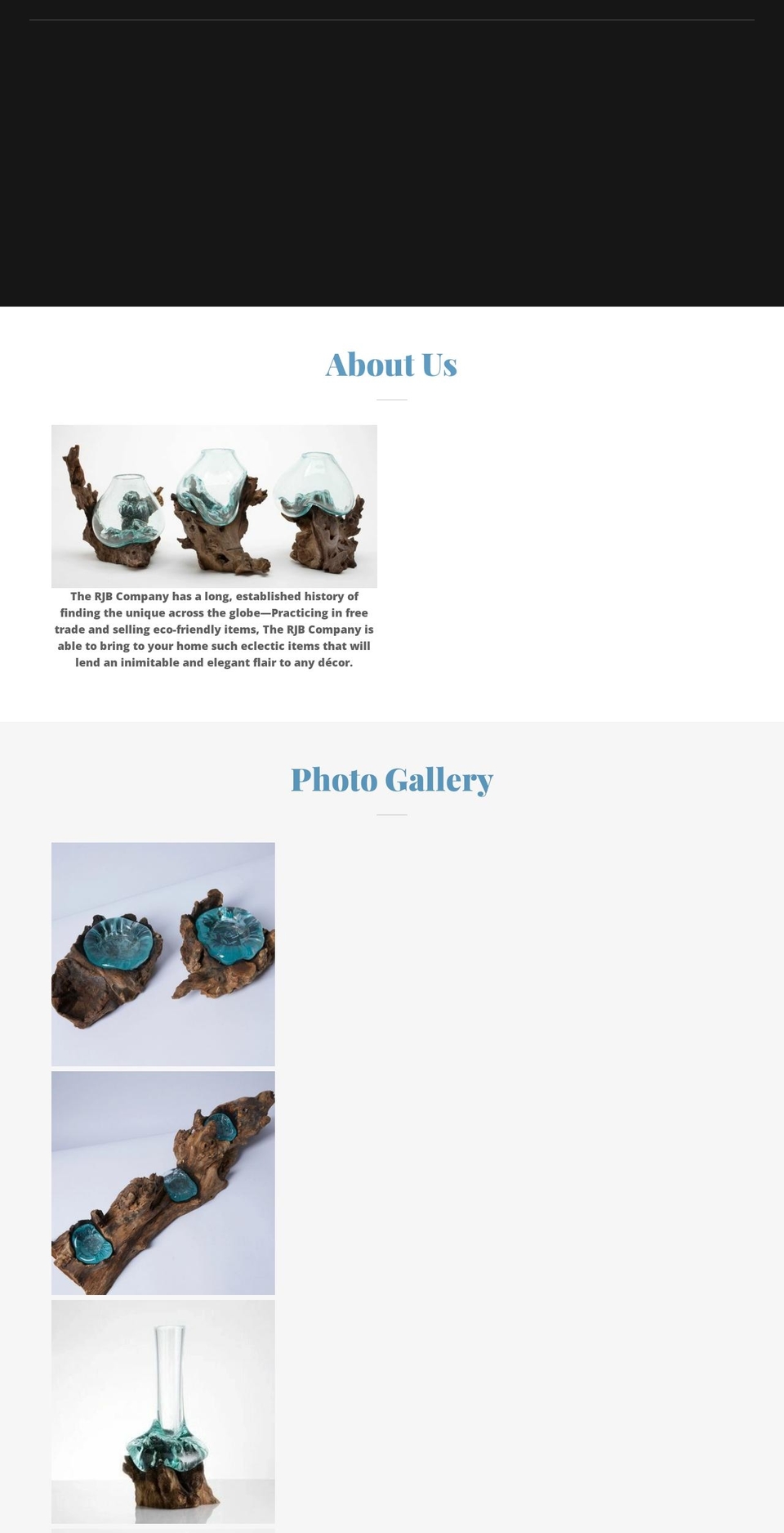 therjbcompany.com — Shopify storefront screenshot