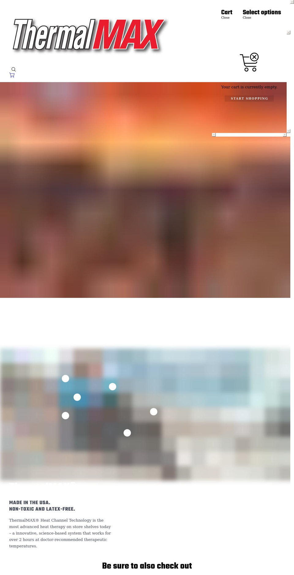 thermalmax.com shopify website screenshot