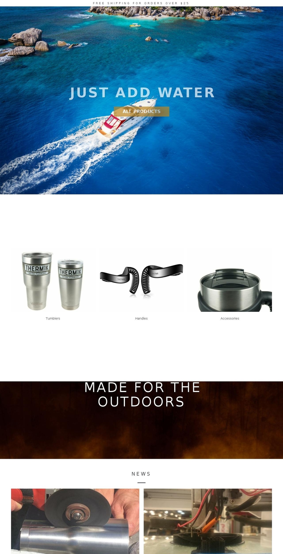 thermikusa.com shopify website screenshot