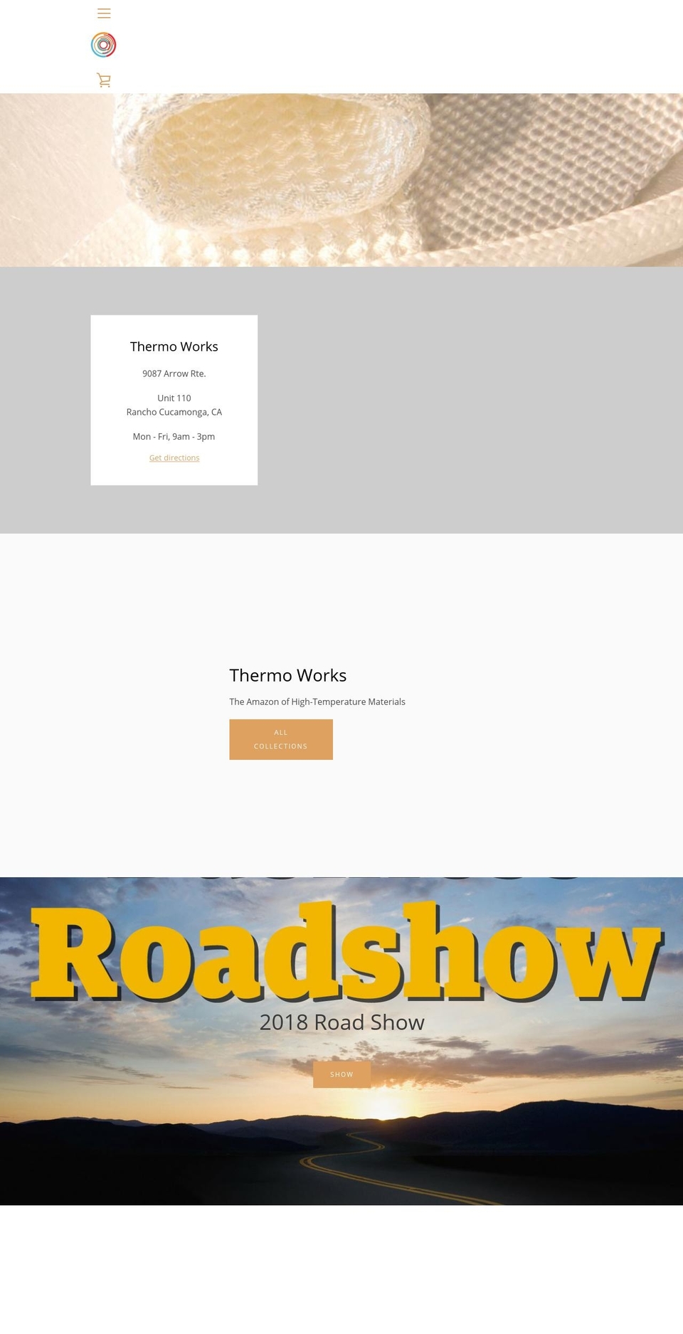 thermo.works shopify website screenshot