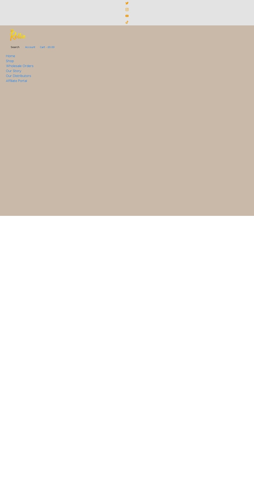 therollie.com shopify website screenshot