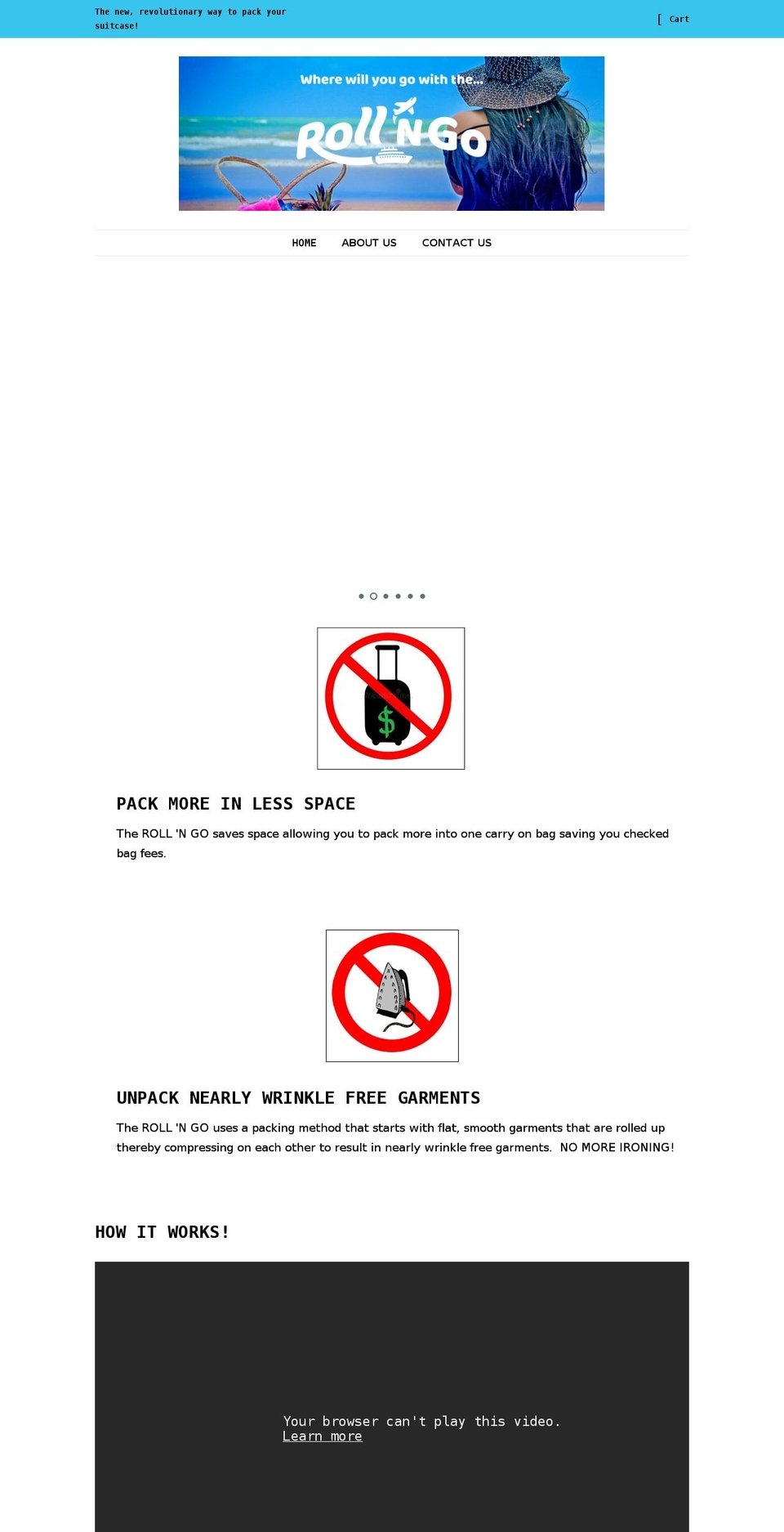 therollngo.com shopify website screenshot