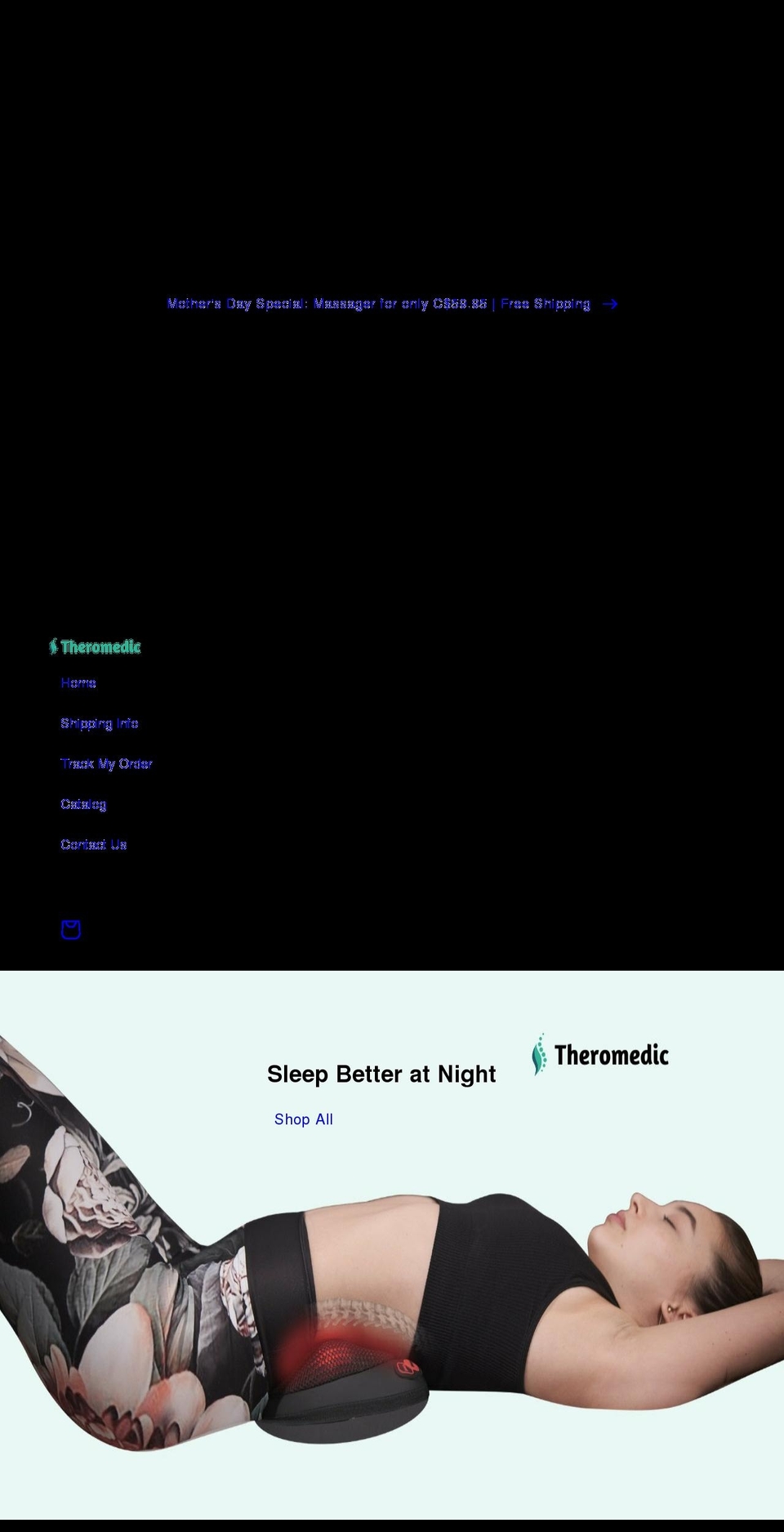 theromedic.com shopify website screenshot