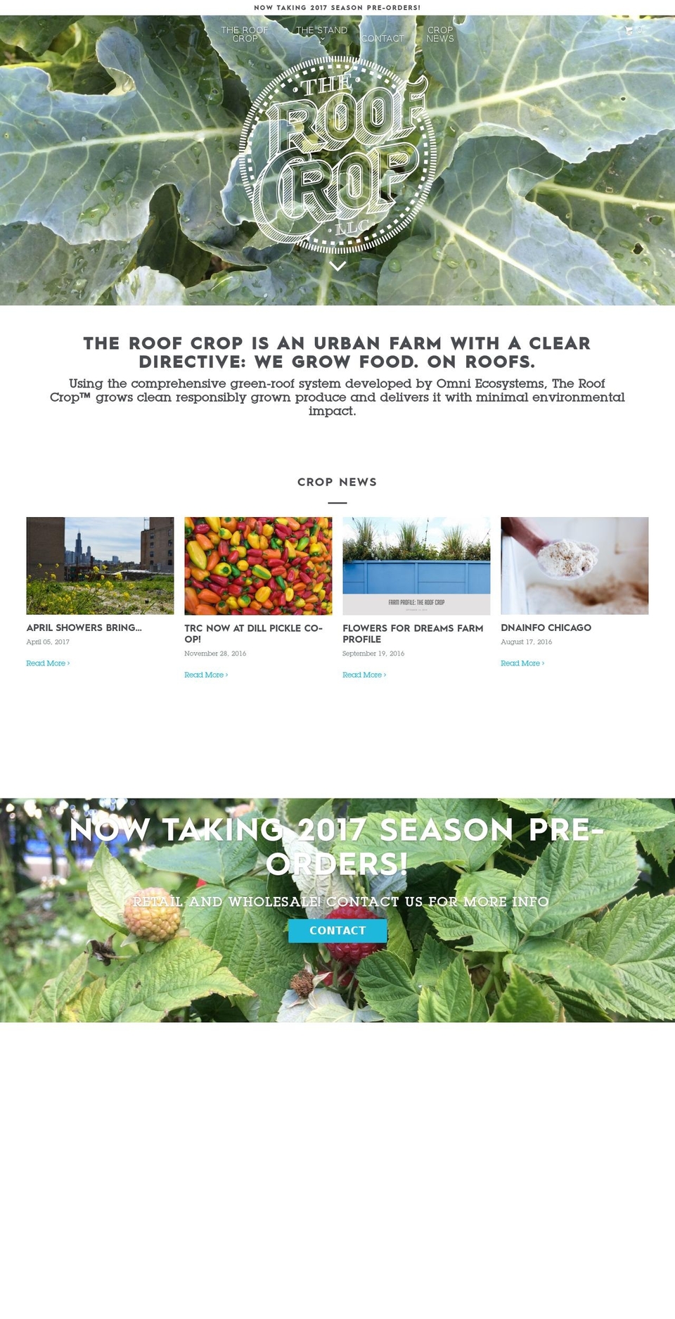 theroofcrop.com shopify website screenshot