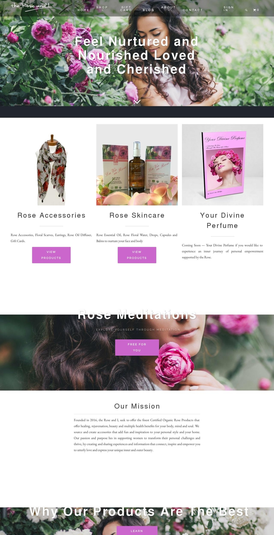 theroseandi.com.au shopify website screenshot