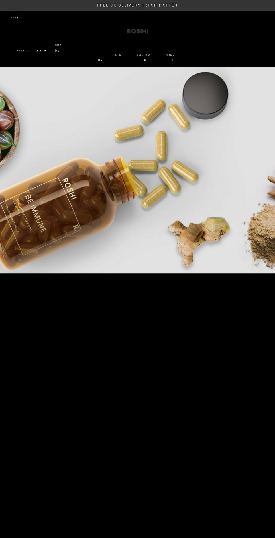 theroshi.com shopify website screenshot