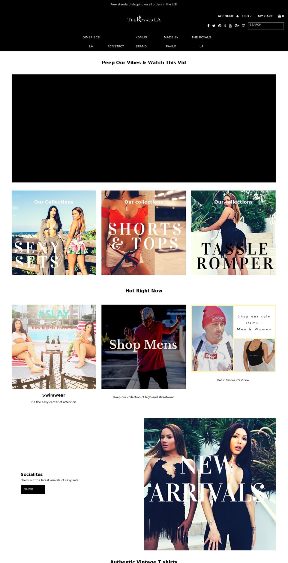 theroyalsla.com — Shopify storefront screenshot
