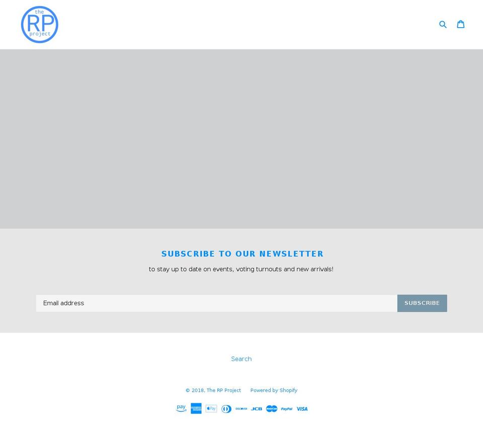 therpproject.com shopify website screenshot