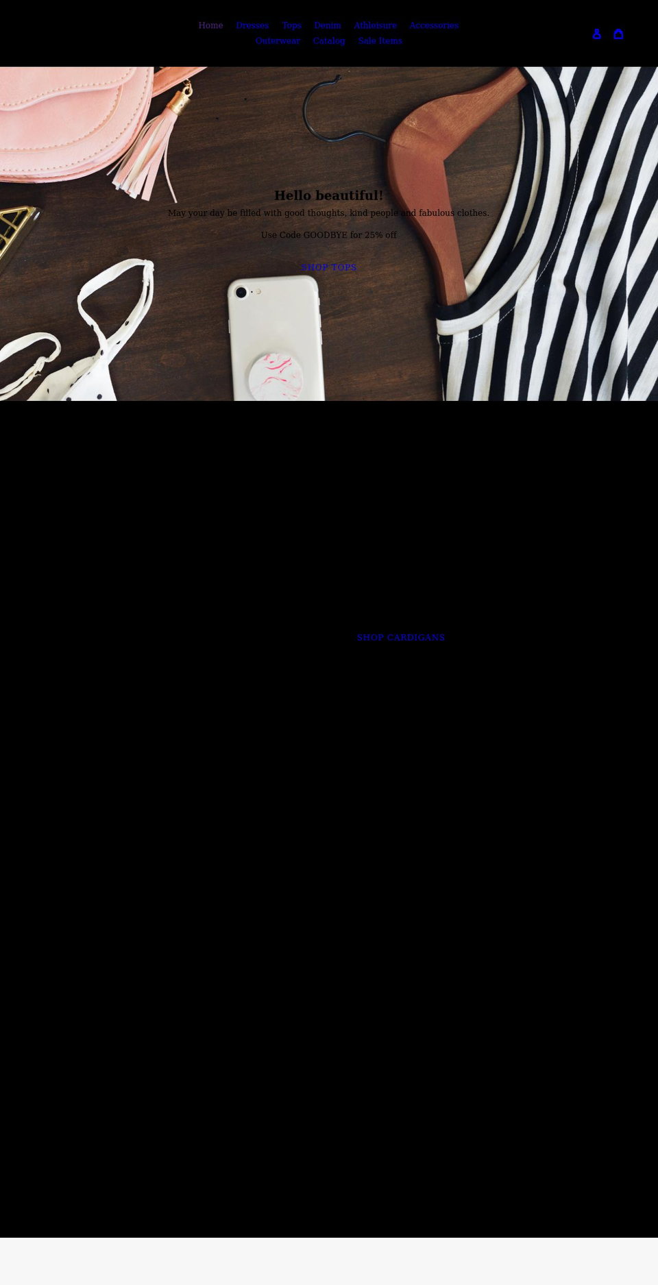 theruffledhem.com shopify website screenshot