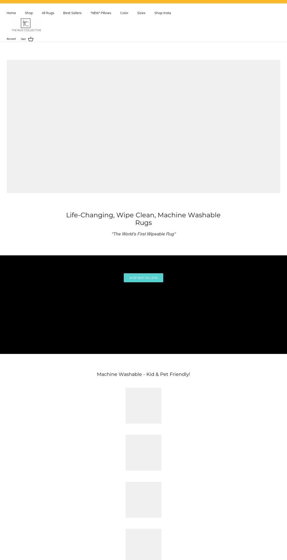 therugcollective.com shopify website screenshot