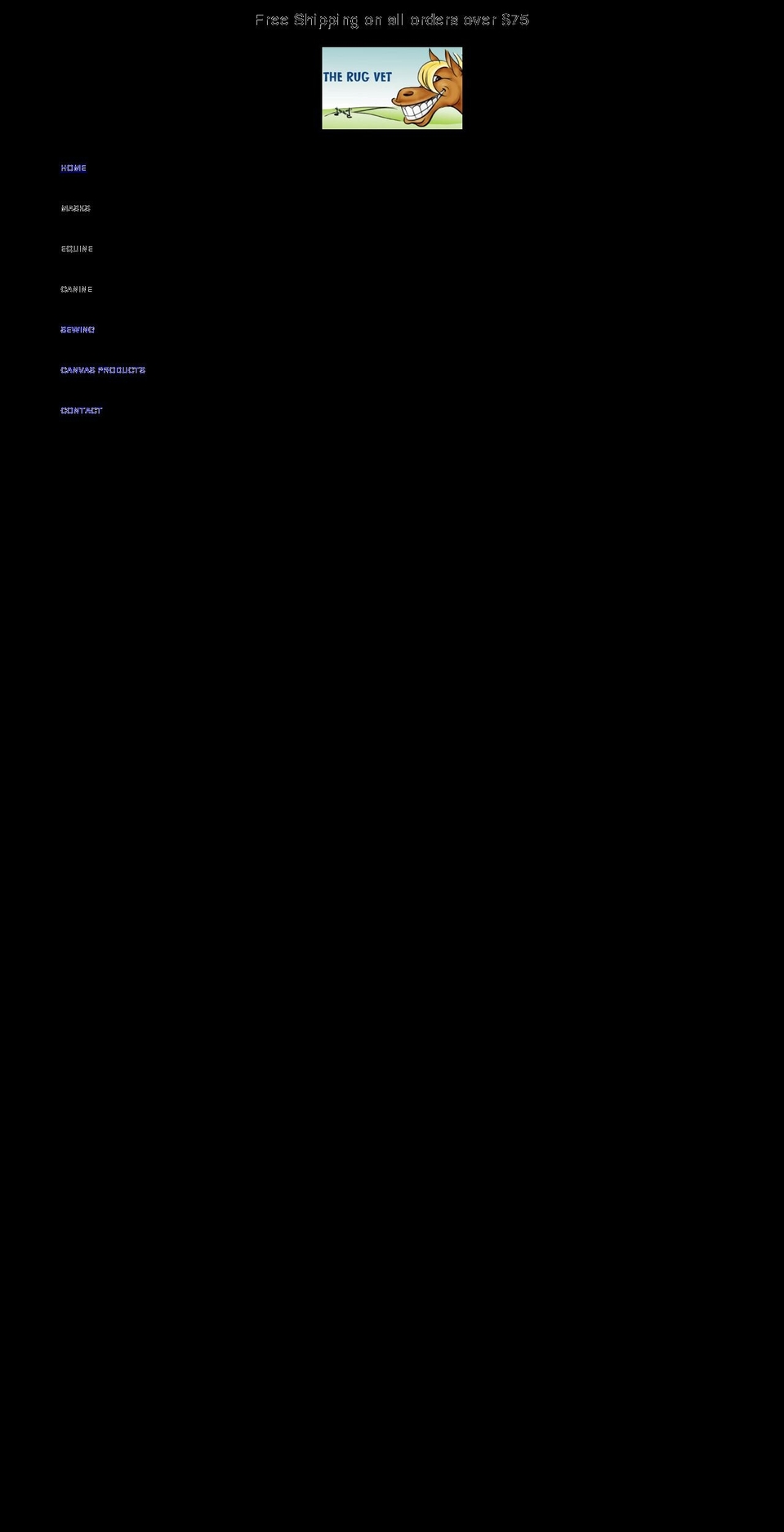therugvet.com shopify website screenshot
