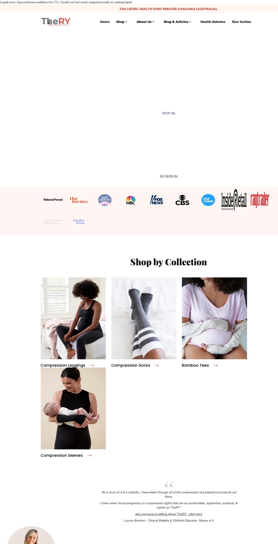 therygroup.com shopify website screenshot