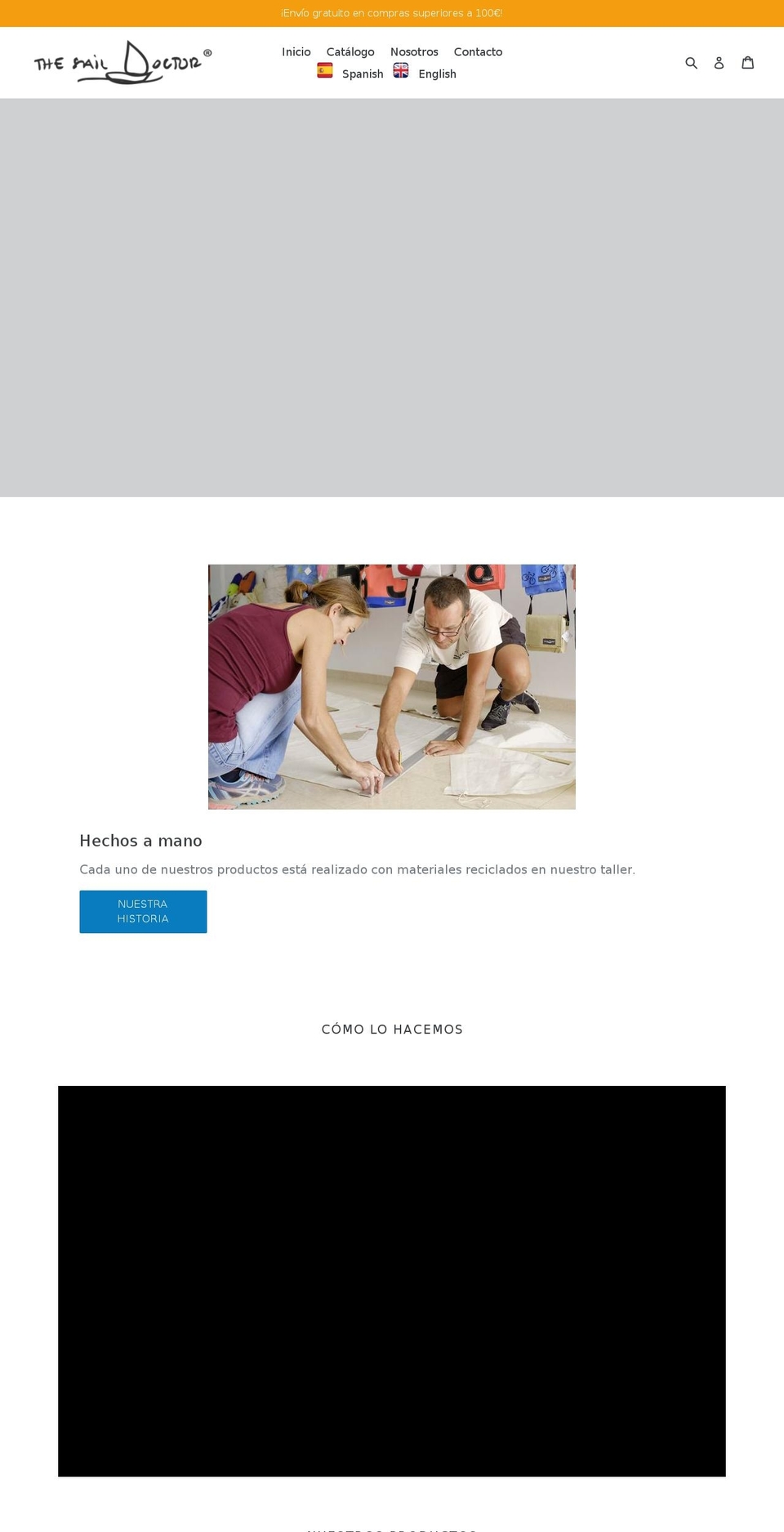 thesaildoctor.com — Shopify storefront screenshot