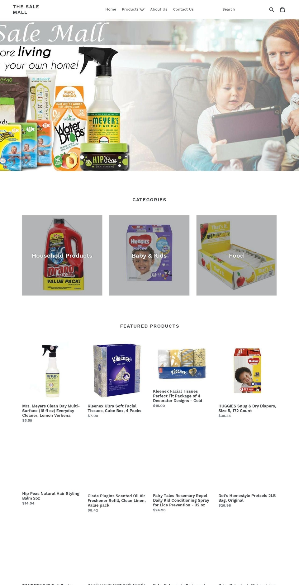 thesalemall.com — Shopify storefront screenshot
