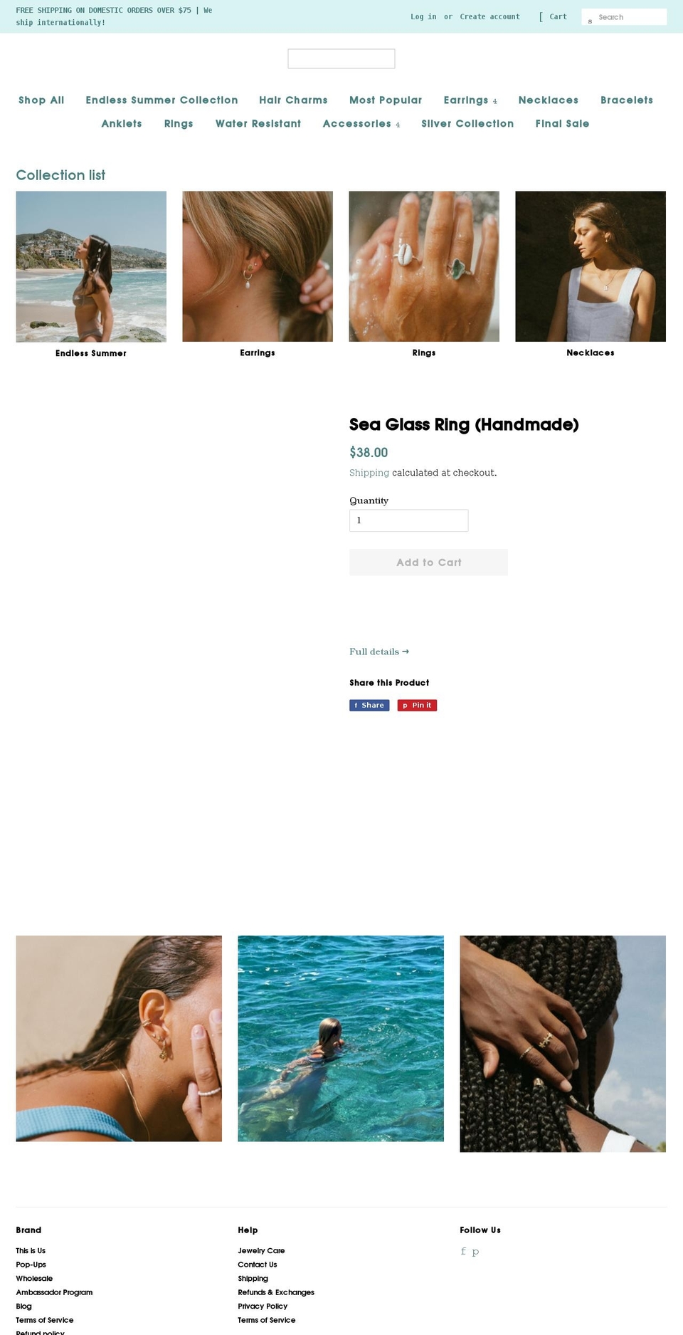 thesaltygem.com shopify website screenshot